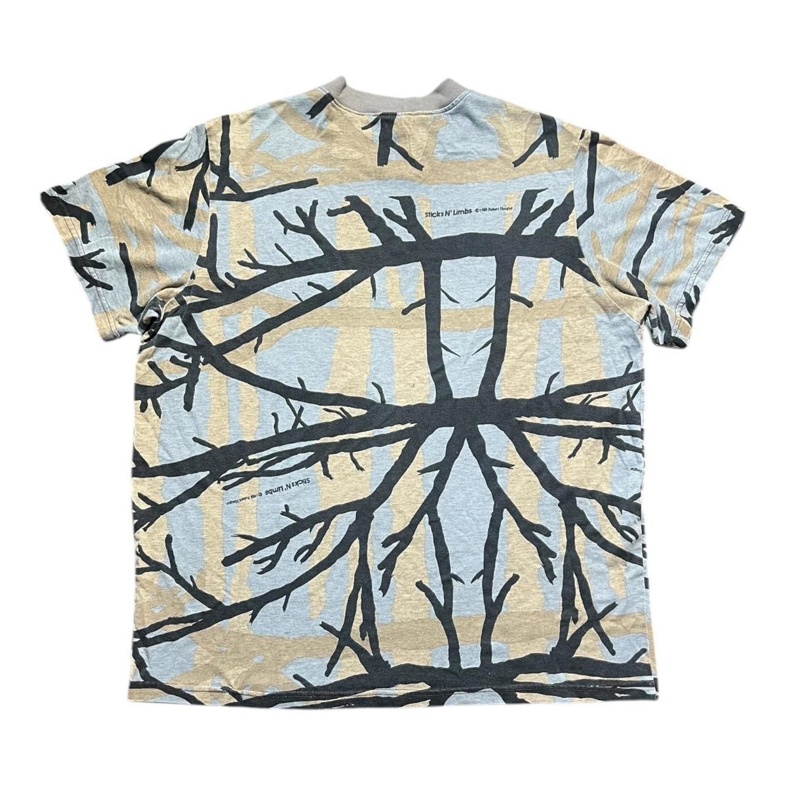 Other 1988 Clarkfield Outdoors Short Sleeve ‘Sticks N’ Limbs’ Size US XL / EU 56 / 4 - 2 Thumbnail