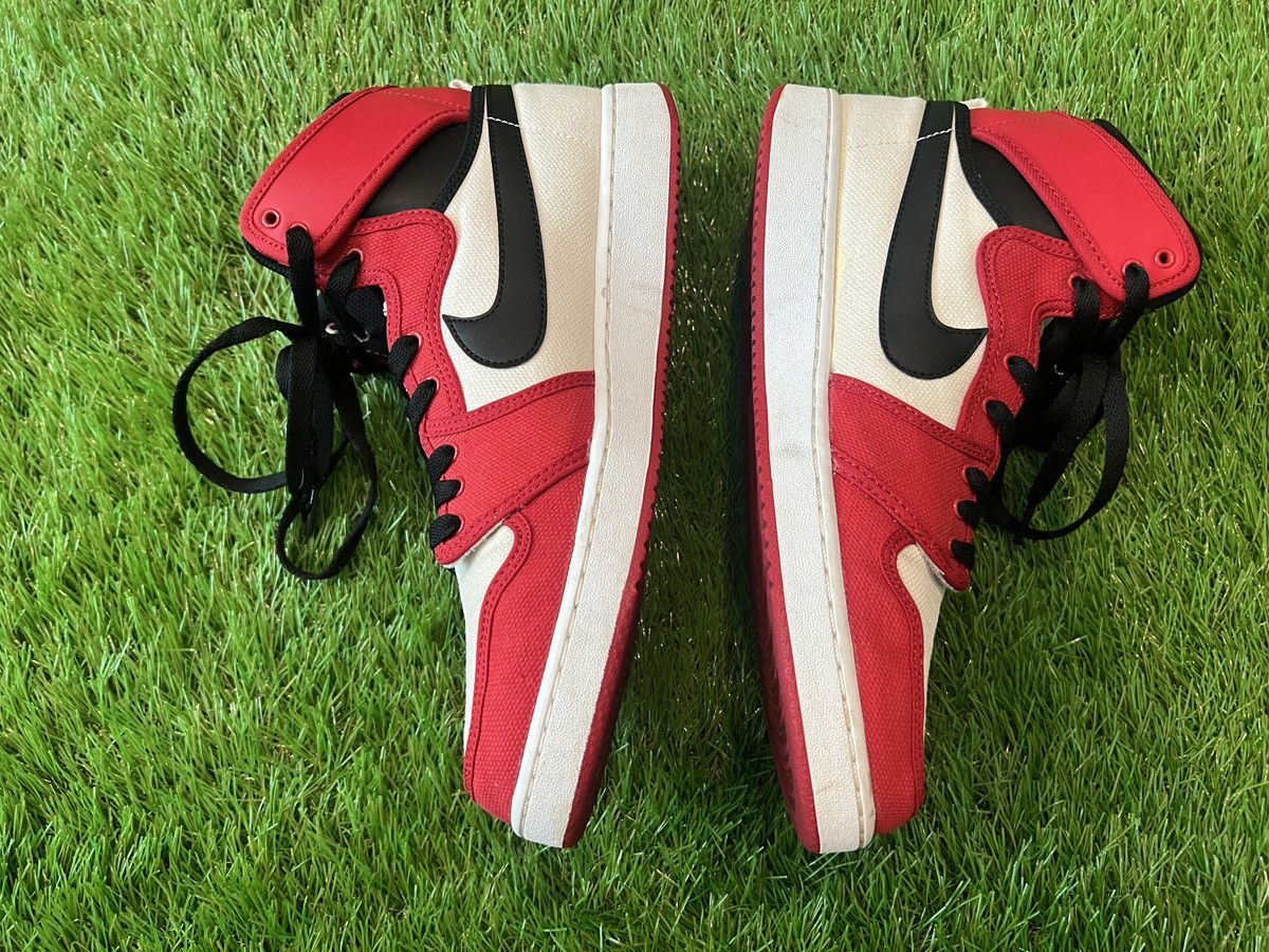 Jordan Brand × Nike Air Jordan AJ KO High OG Chicago Bulls Canvas Sneakers Shoes Size US 10 / EU 43 - 4 Thumbnail