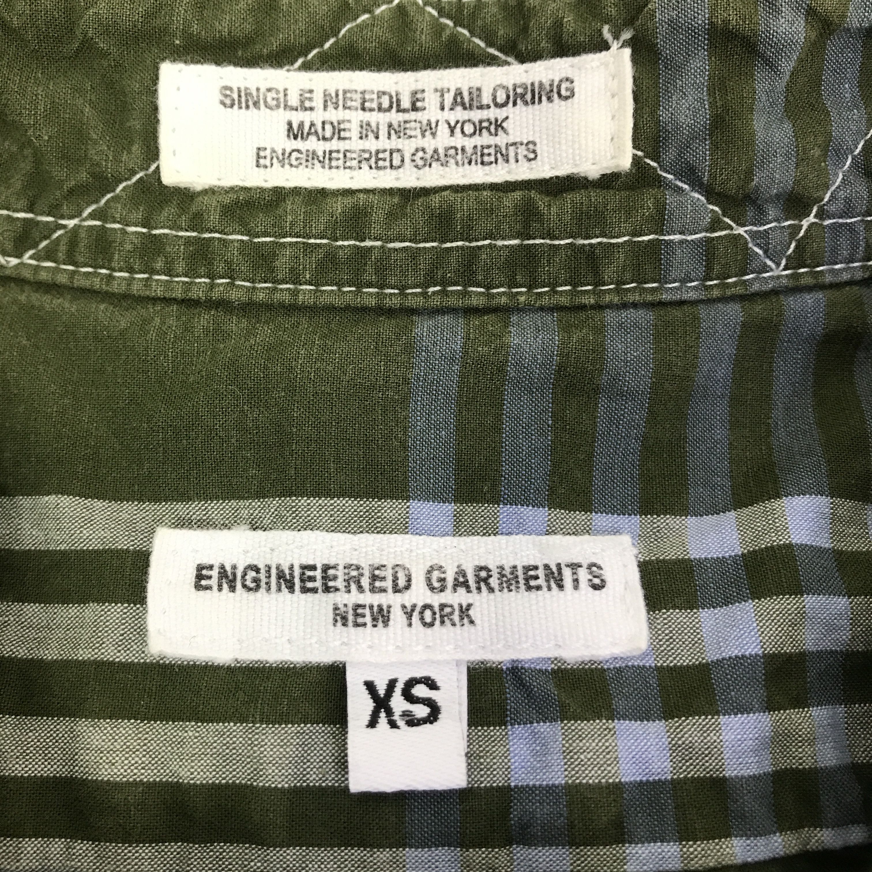 Engineered Garments Engineereed garments Tartan button up t-shirt K93B54 Size US XS / EU 42 / 0 - 9 Thumbnail