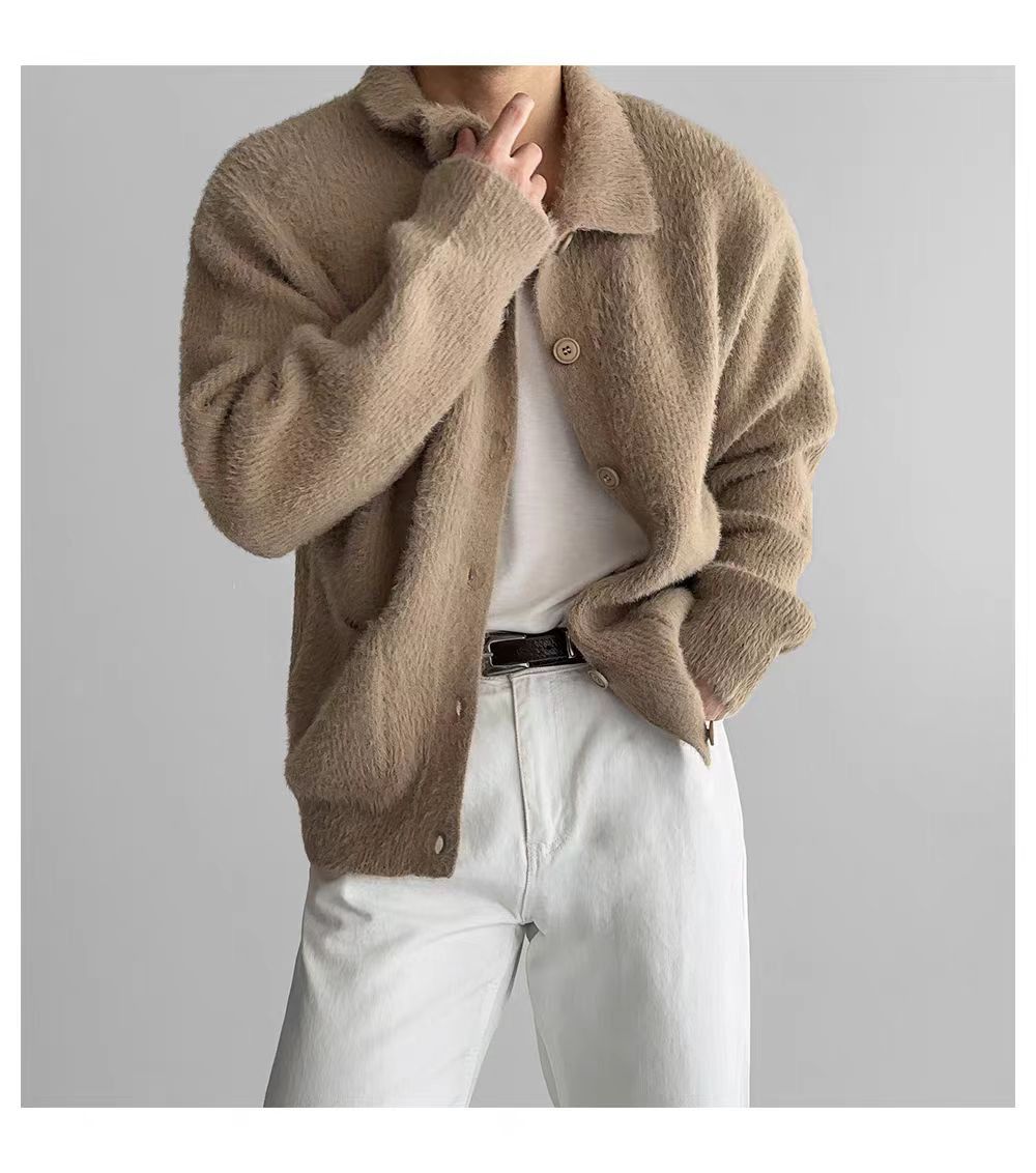 Japanese Brand Vintage Khaki L Button Casual Knit Cardigan Sweater Jacket Size US L / EU 52-54 / 3 - 3 Thumbnail