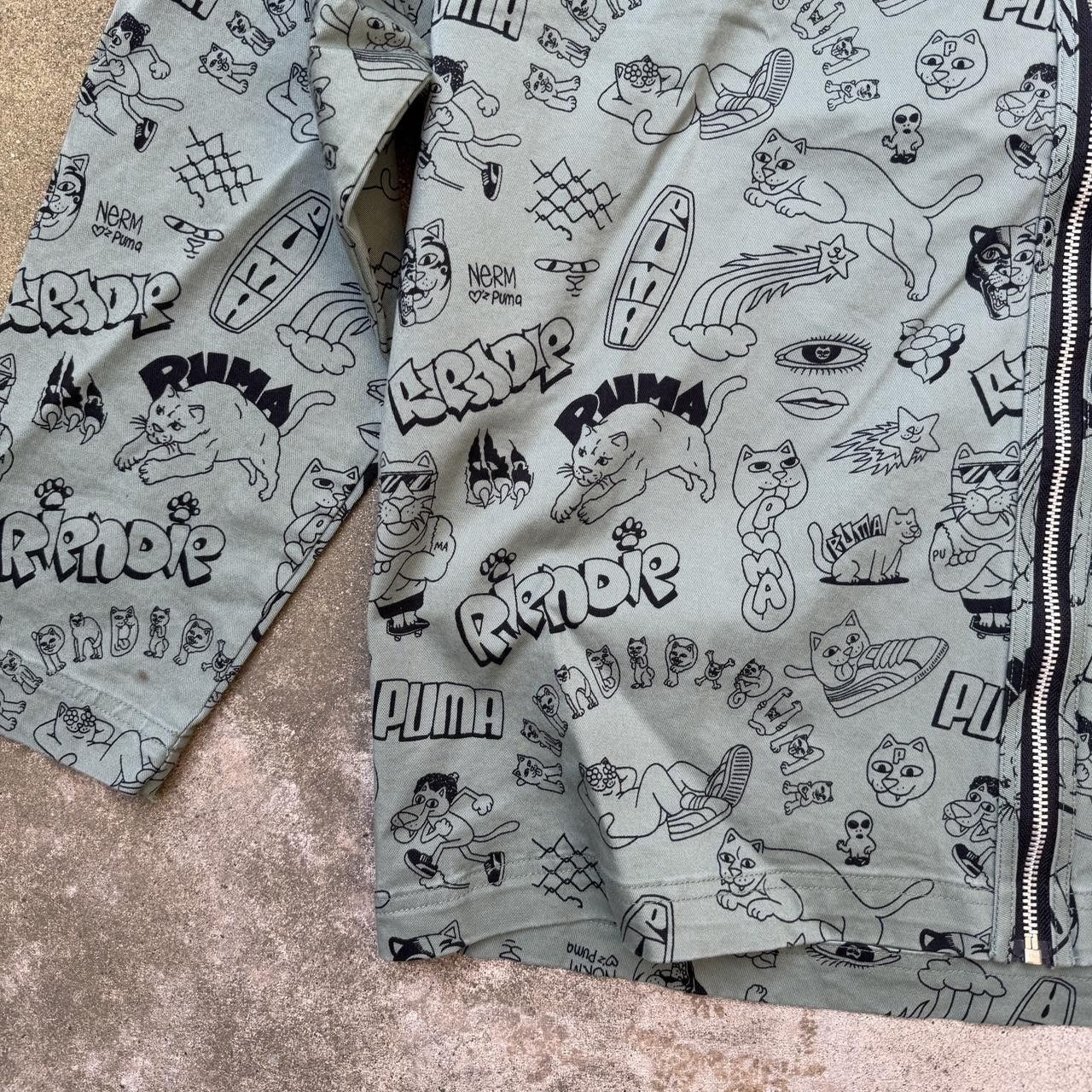 Puma RIPNDIP Puma sketch jacket shirt shacket sz L Size US L / EU 52-54 / 3 - 4 Thumbnail