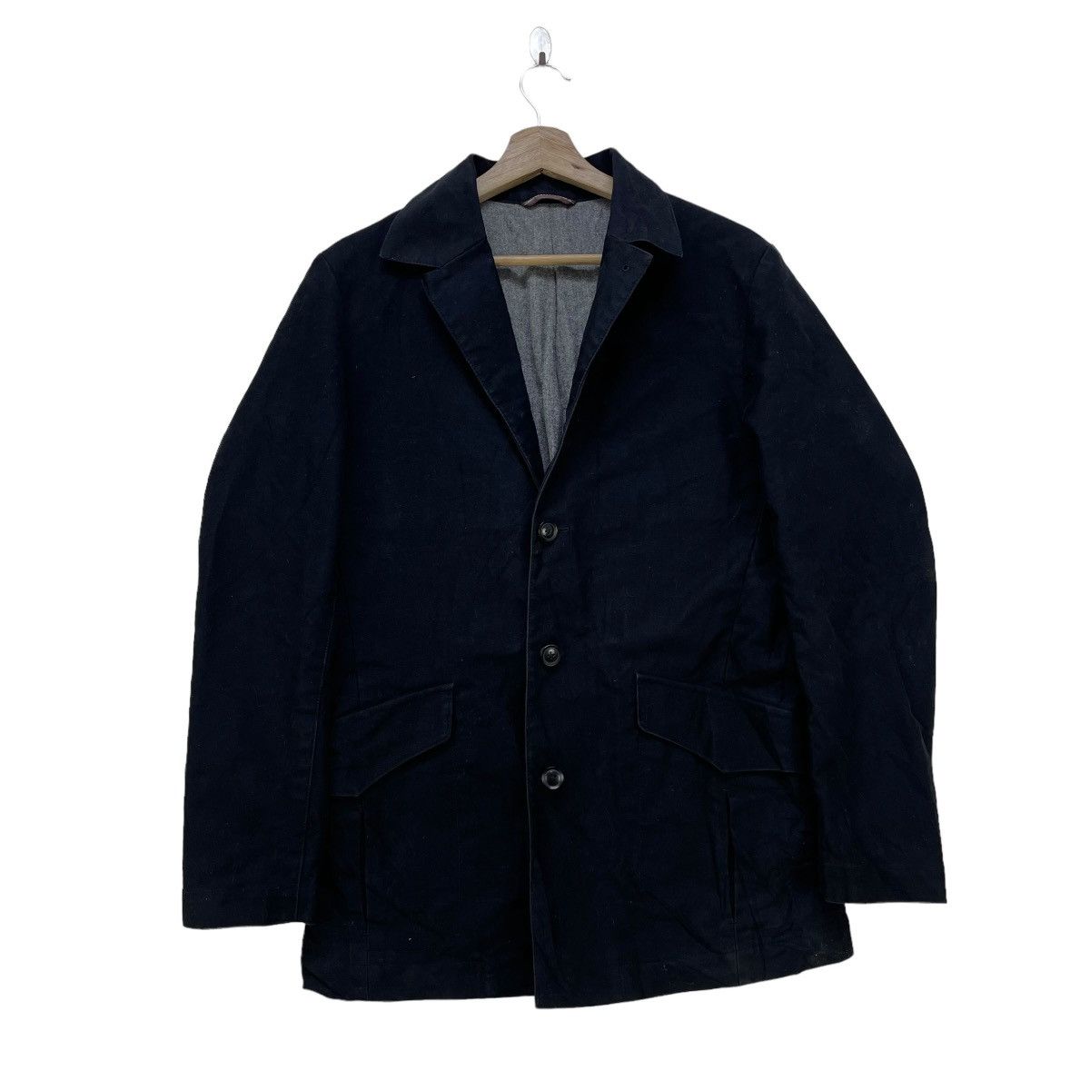 Designer × Japanese Brand Japanese Tomorrow Land Brand Blue Work Chore Jacket Size US M / EU 48-50 / 2 - 1 Thumbnail