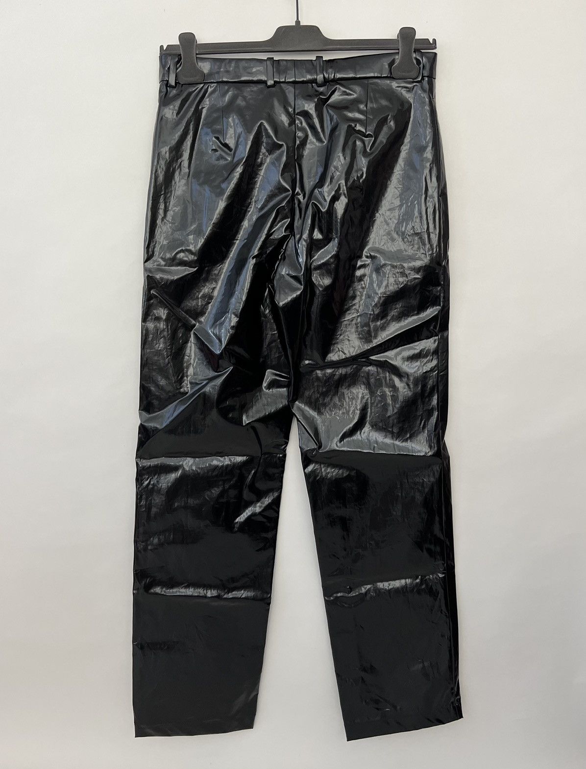 Balenciaga Balenciaga Crinkled coated cotton-blend trousers Size US 30 / EU 46 - 5 Thumbnail