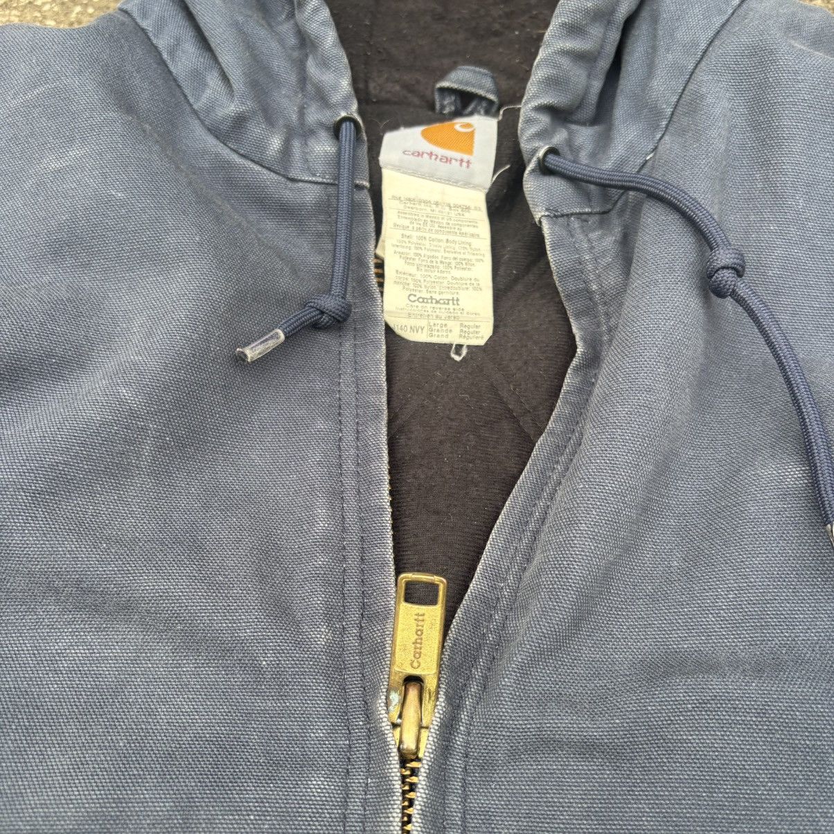 Carhartt Vintage Carhartt Active Jacket J140 NVY Size US L / EU 52-54 / 3 - 9 Thumbnail