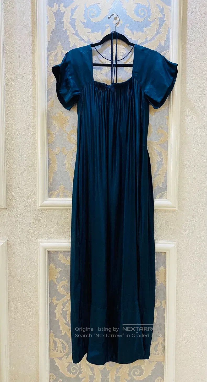 The Row The Row size 2 Navy blue silk stockings dress Size S / US 4 / IT 40 - 2 Thumbnail