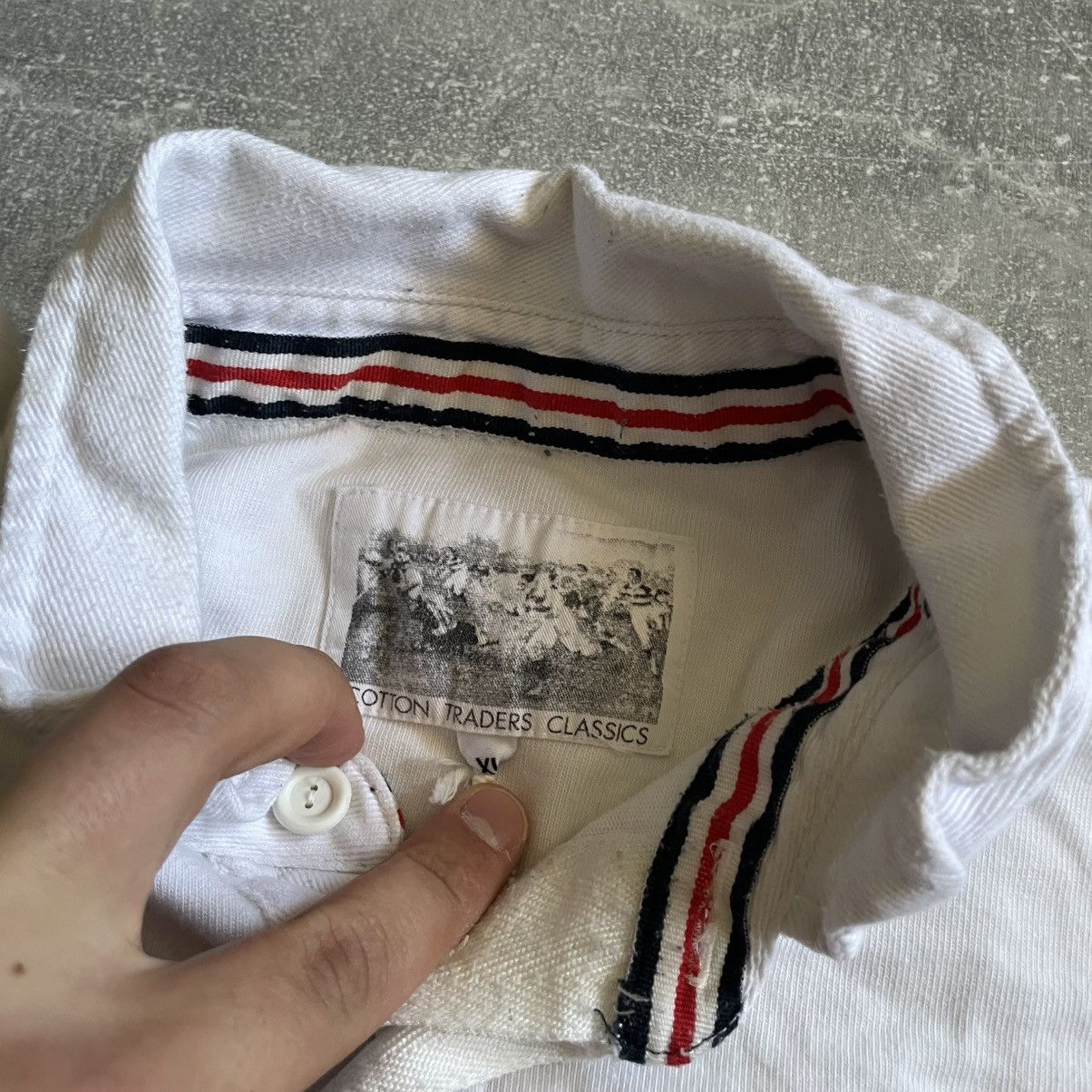 Cotton Traders VERY RARE COTTON TRADERS ENGLAND LEGIA RUGBY JERSEY tee 90s Size US XL / EU 56 / 4 - 3 Thumbnail