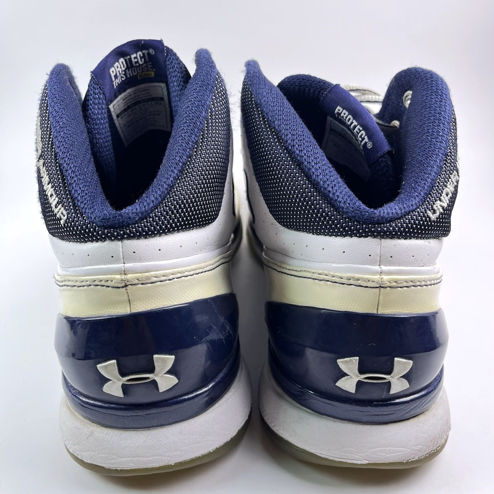 Under Armour Under Armour Micro G Men’s Sneakers Basketball White Blue 11.5 1225968-106 U A Torch Torch, Pre-owned Size US 11 / EU 44 - 4 Thumbnail