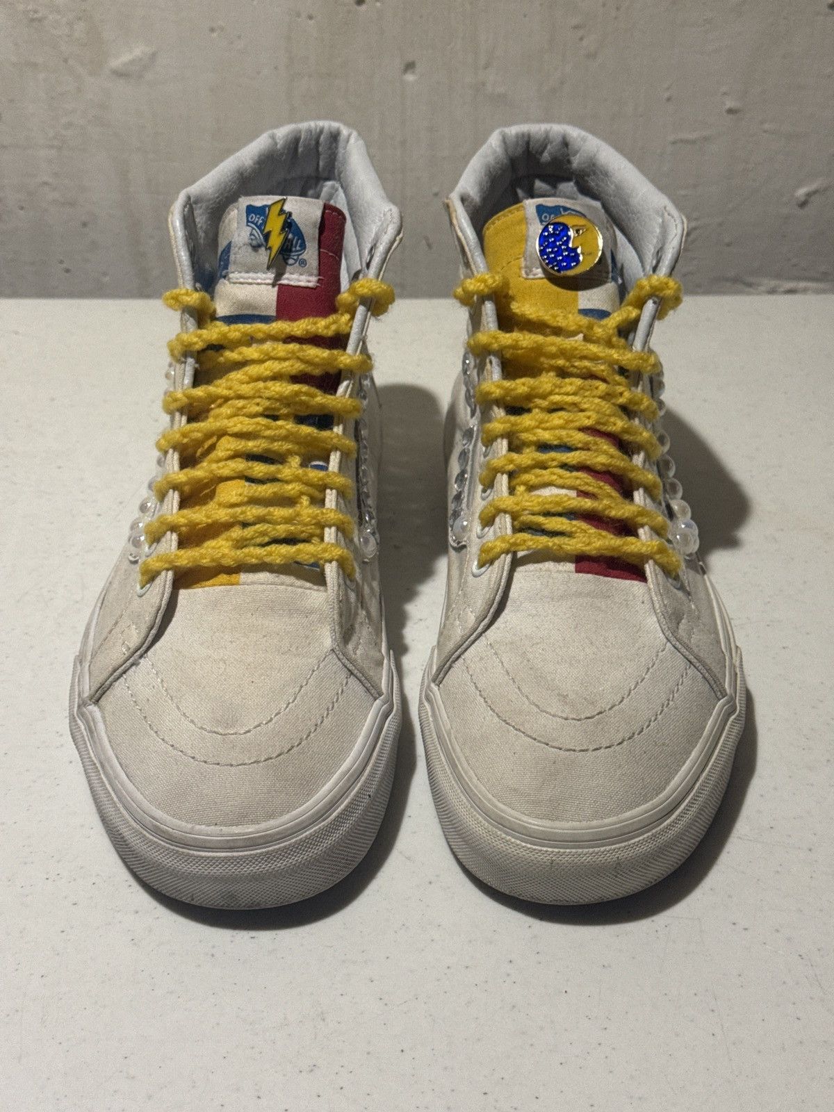 Vans Pearl Skate High by @kendallcustoms Size US 11 / EU 44 - 2 Thumbnail