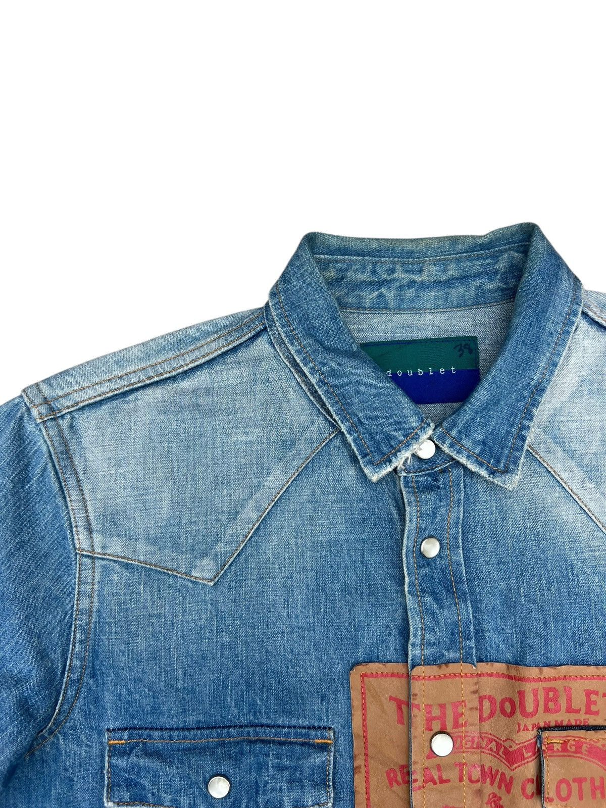 Doublet Doublet Japan Fade Denim Western Shirt Size US S / EU 44-46 / 1 - 4 Thumbnail