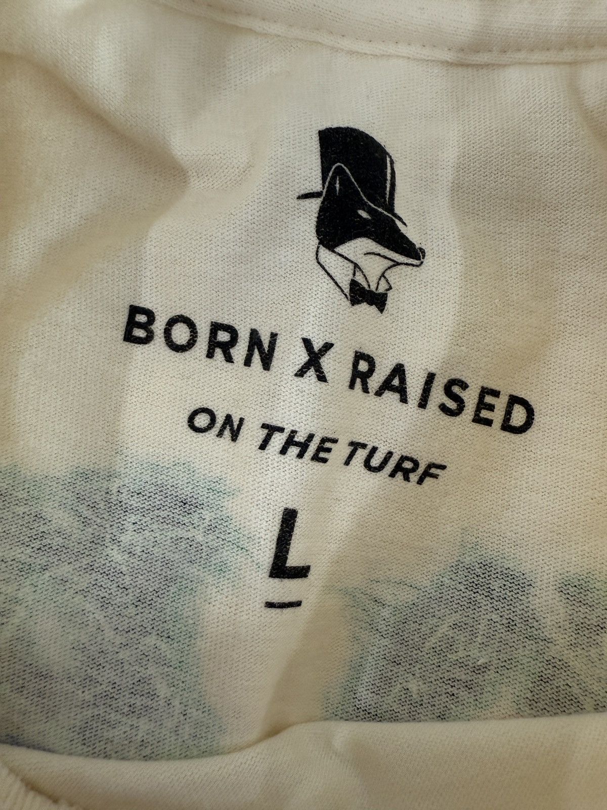 Born X Raised BORN X RAISED ON THE TURF BXR WARHOL ROCKER TEE -Size L Size US L / EU 52-54 / 3 - 3 Thumbnail