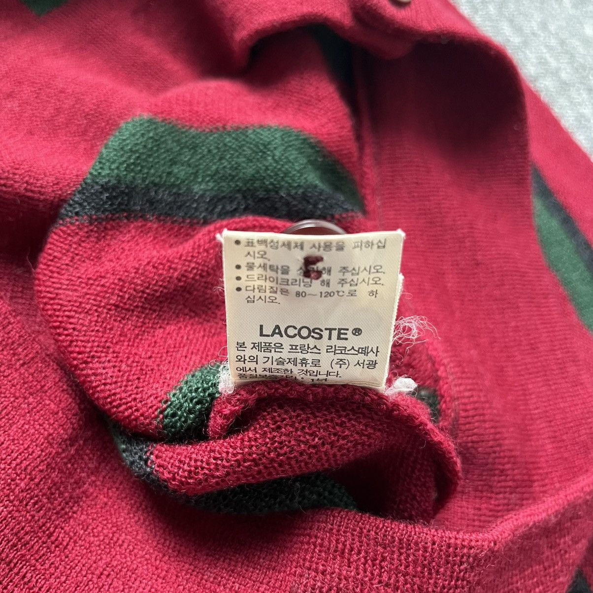 Lacoste Lacoste vintage cardigan sweater knitted Size US M / EU 48-50 / 2 - 5 Thumbnail