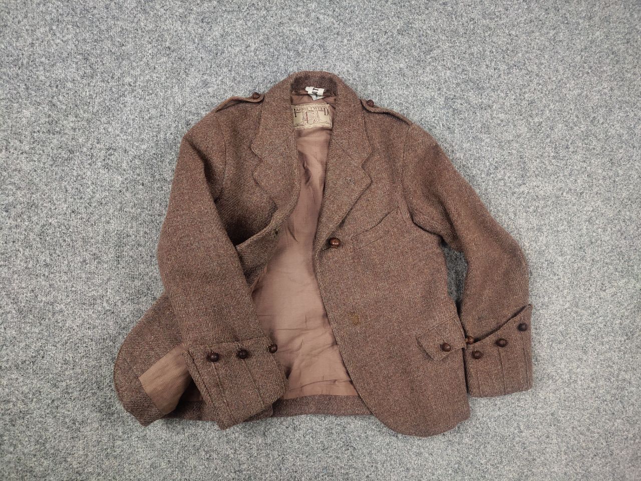 Harris Tweed Harris Tweed Scotland Vintage 50's Wool Blazer Jacket Size S / US 4 / IT 40 - 21 Thumbnail