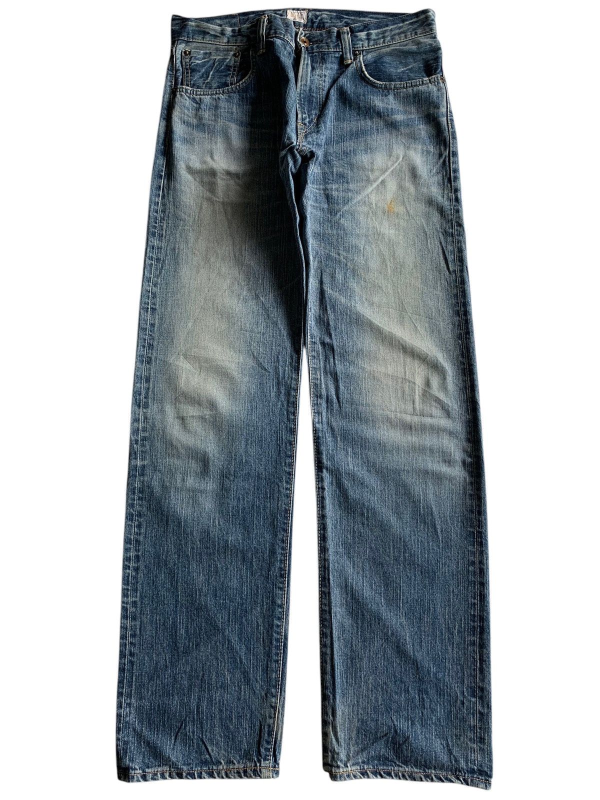 Kapital VINTAGE EDWIN 505ZX SELVEDGE FADED&RUSTY DISTRESSED DENIM Size US 34 / EU 50 - 1 Thumbnail