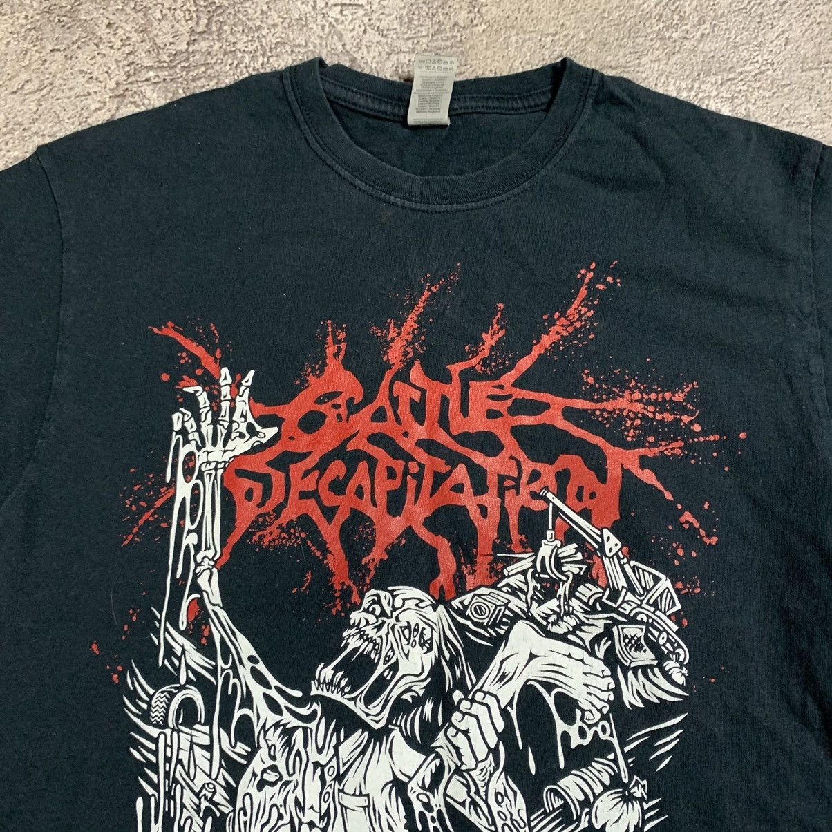 Vintage Vintage Y2K Graphic Tee Skulls Horror Punk Streetwear Boxy M Size US M / EU 48-50 / 2 - 2 Thumbnail