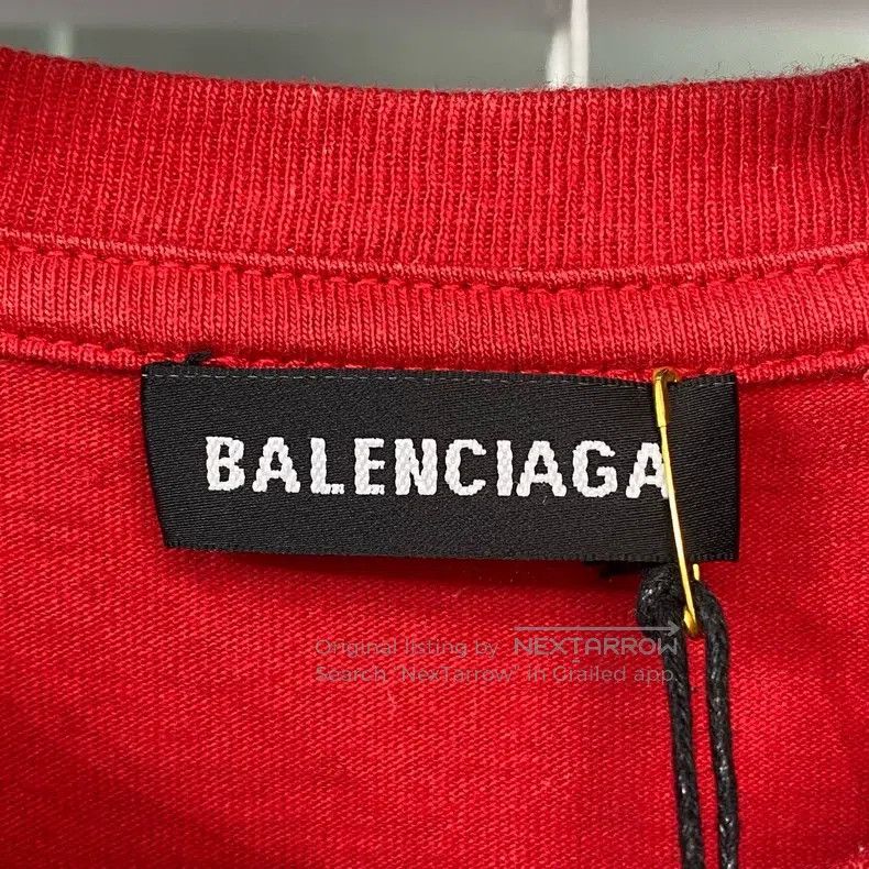 Balenciaga Balenciaga Short-sleeve T-shirt with double B wheat patter Size US M / EU 48-50 / 2 - 7 Thumbnail