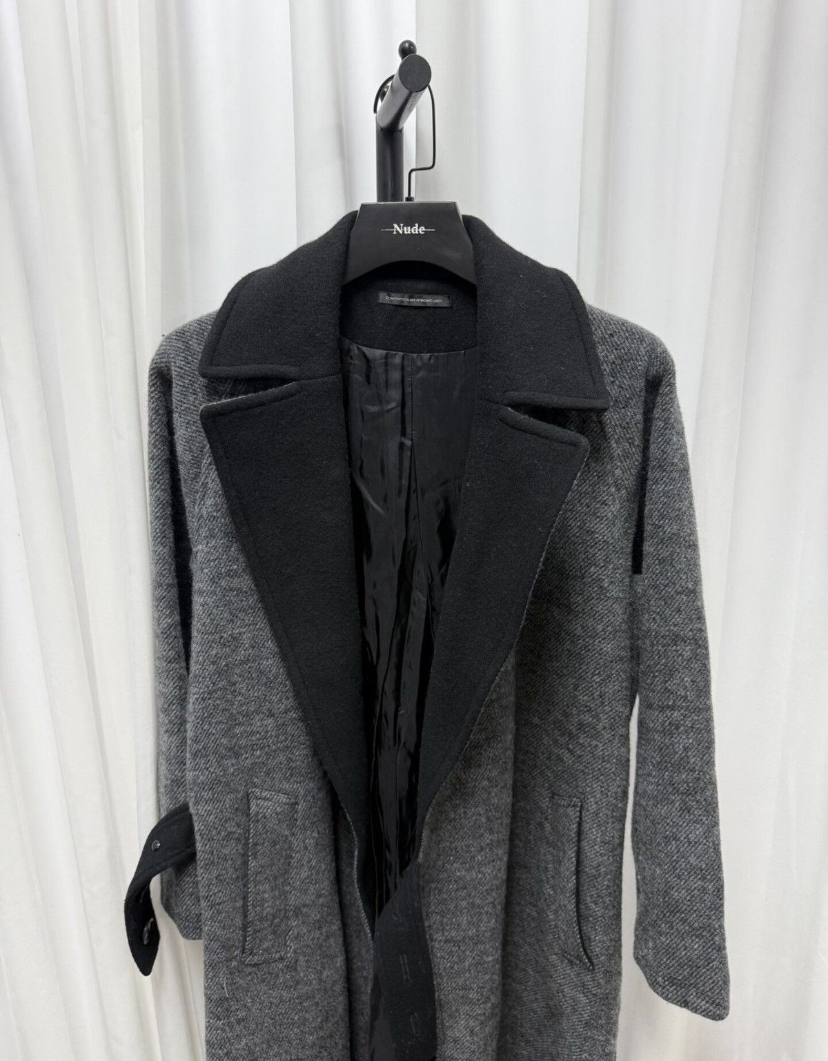 Yohji Yamamoto Yohji Yamamoto Y's Heavy Wool Blend Patchwork Coat Size US S / EU 44-46 / 1 - 7 Thumbnail
