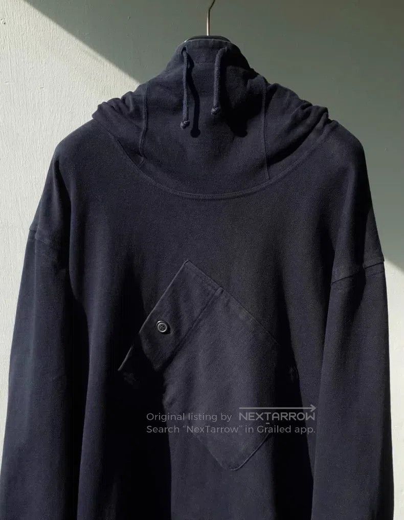 Issey Miyake Issey Miyake Big Pocket Stand Collar Washed Hoodie Size US M / EU 48-50 / 2 - 3 Thumbnail