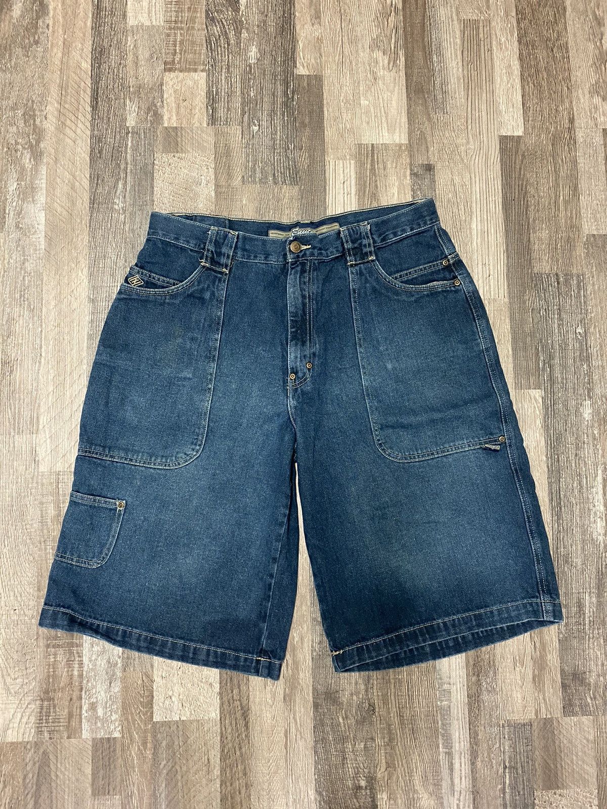 Enyce Vintage Y2K Baggy Enyce Jorts Denim Jean Shorts Carpenter Size US 36 / EU 52 - 1 Thumbnail