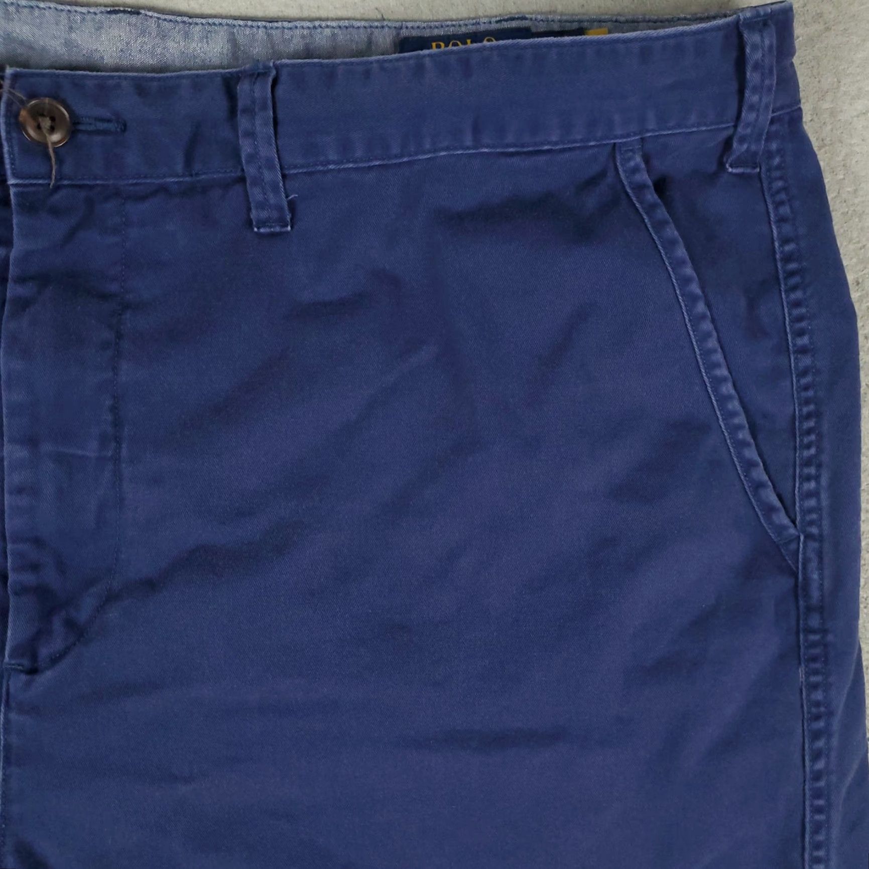 Ralph Lauren Ralph Lauren Shorts Mens Size 42 Blue Pony Casual Flat Front Chino FADED Size US 42 / EU 58 - 3 Thumbnail