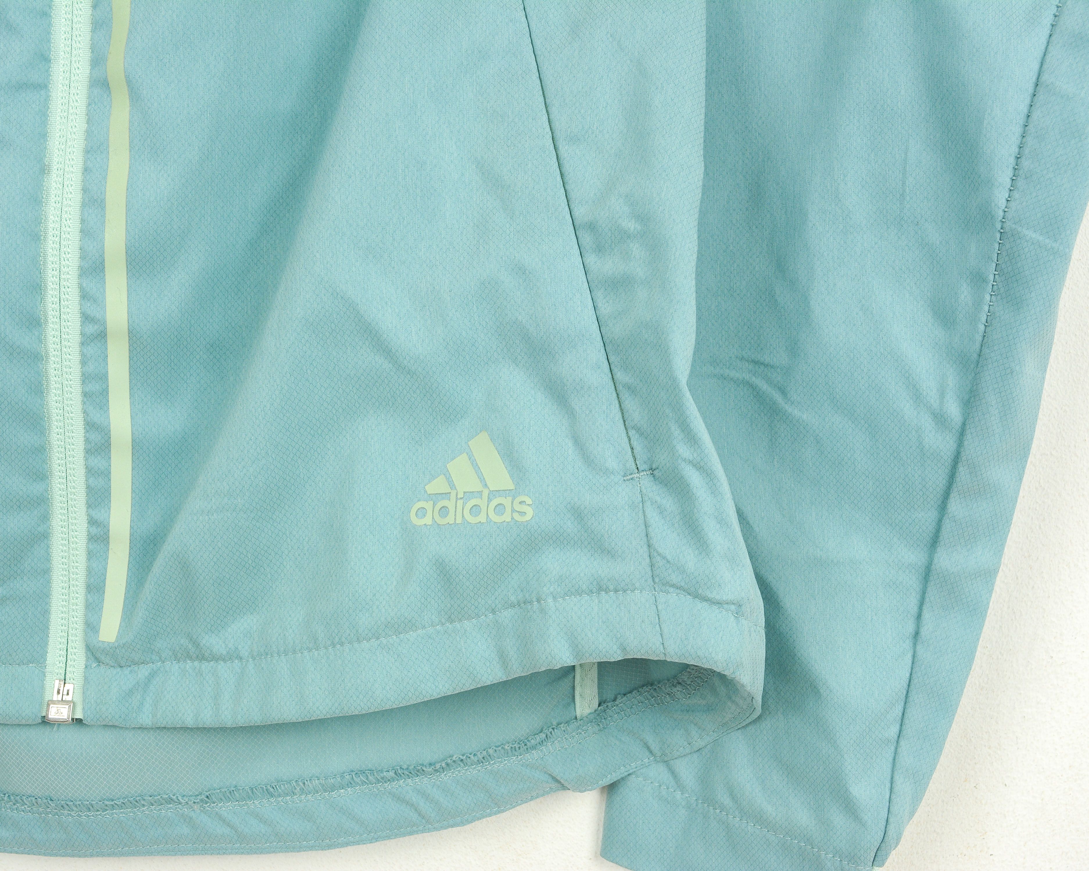 Adidas Energy Running Women XS Tracksuit Jacket Turquoise Size XS / US 0-2 / IT 36-38 - 3 Thumbnail