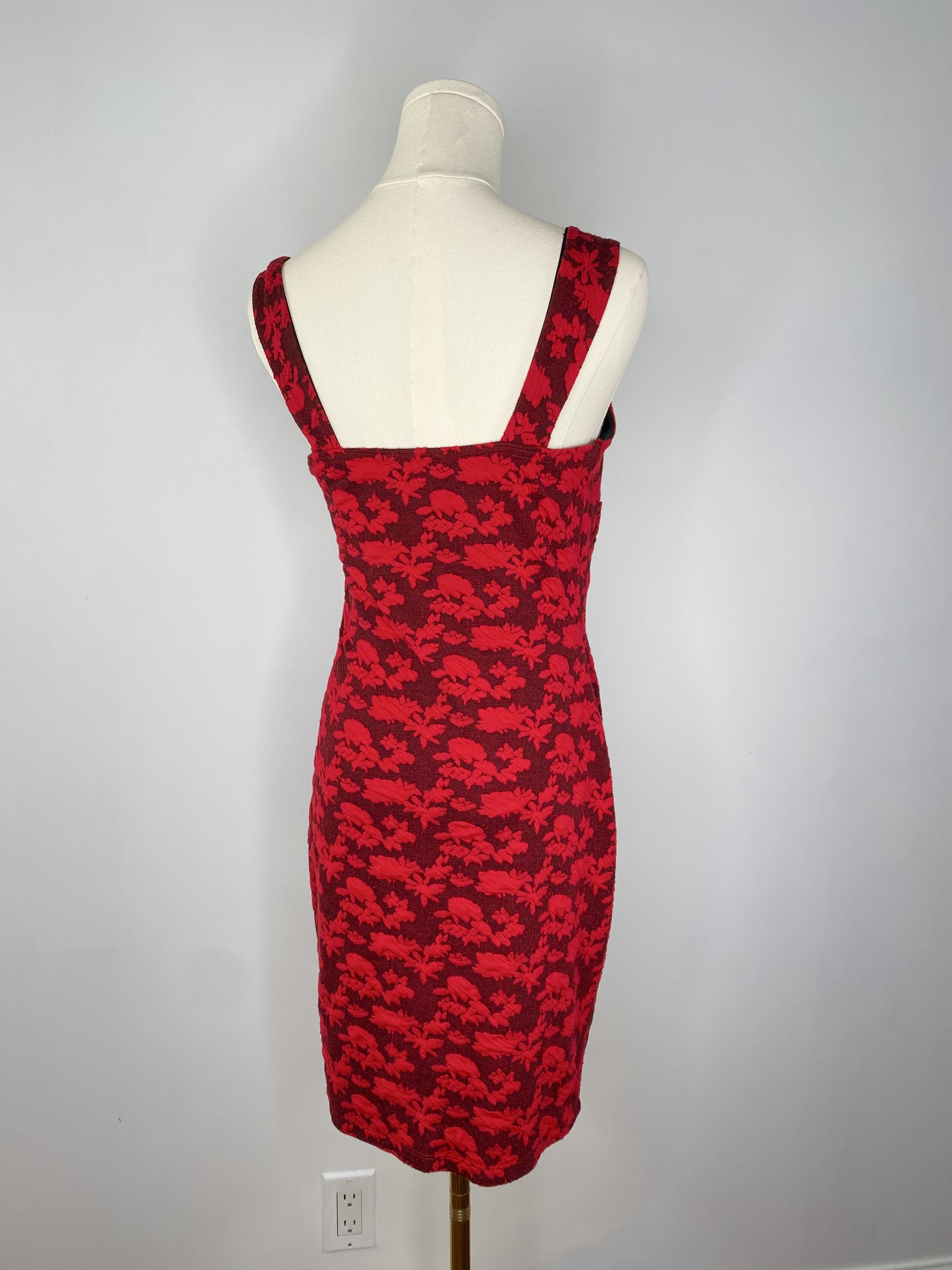 Dolls Kill Candie’s - Red Floral Pin-up Dress Size M / US 6-8 / IT 42-44 - 4 Thumbnail