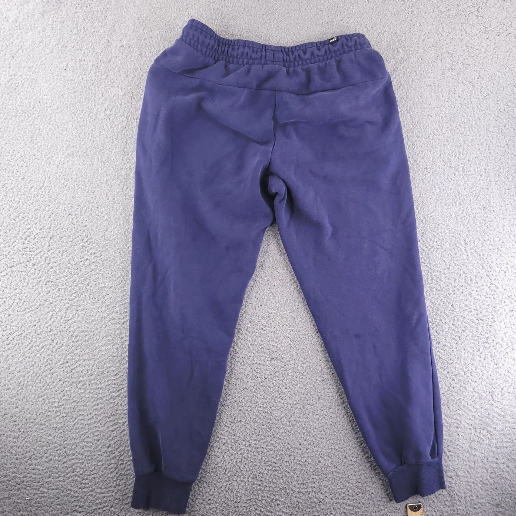 Puma PUMA Pants Mens Small Sweatpants Slim Tapered Joggers 27" Inseam Blue Size US 28 / EU 44 - 6 Thumbnail