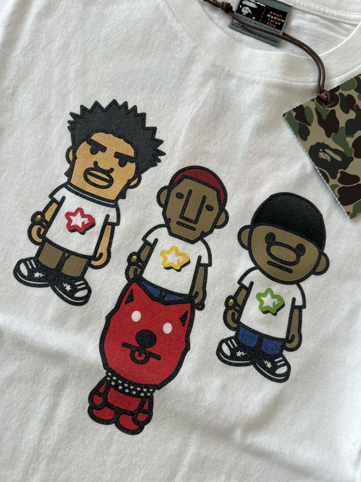 Bape VERY RARE OG 2004 A BATHING APE X N.E.R.D FLY OR DIE TEE Size US M / EU 48-50 / 2 - 4 Thumbnail