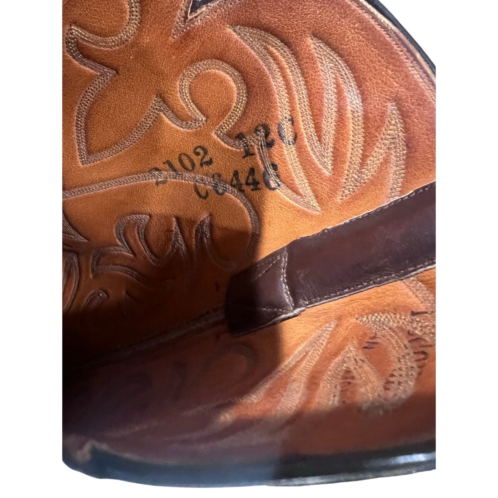 Lucchese Vintage Lucchese Mens 12 Espresso Smooth Boots Round Toe USA Size US 12 / IT 42 - 5 Thumbnail