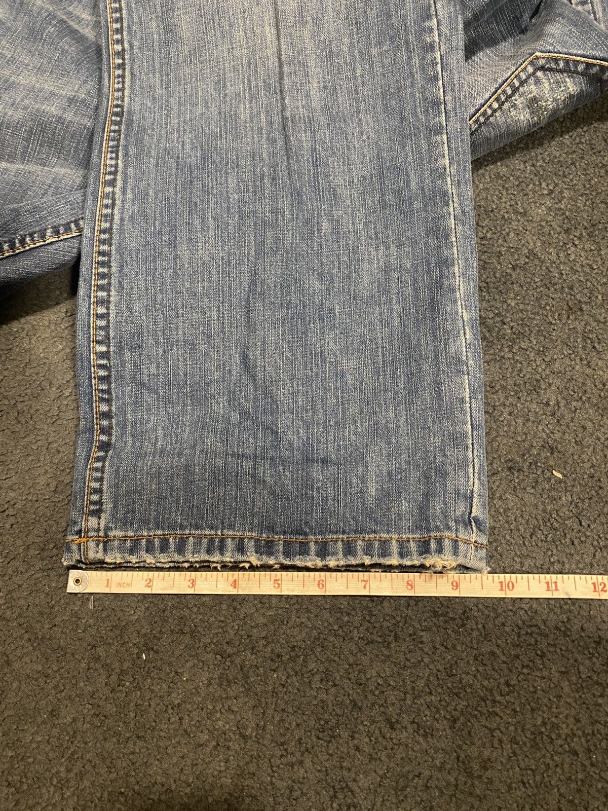 Quiksilver × Vintage VINTAGE Y2K QUICKSILVER BAGGY DENIM PANTS Size US 36 / EU 52 - 13 Thumbnail