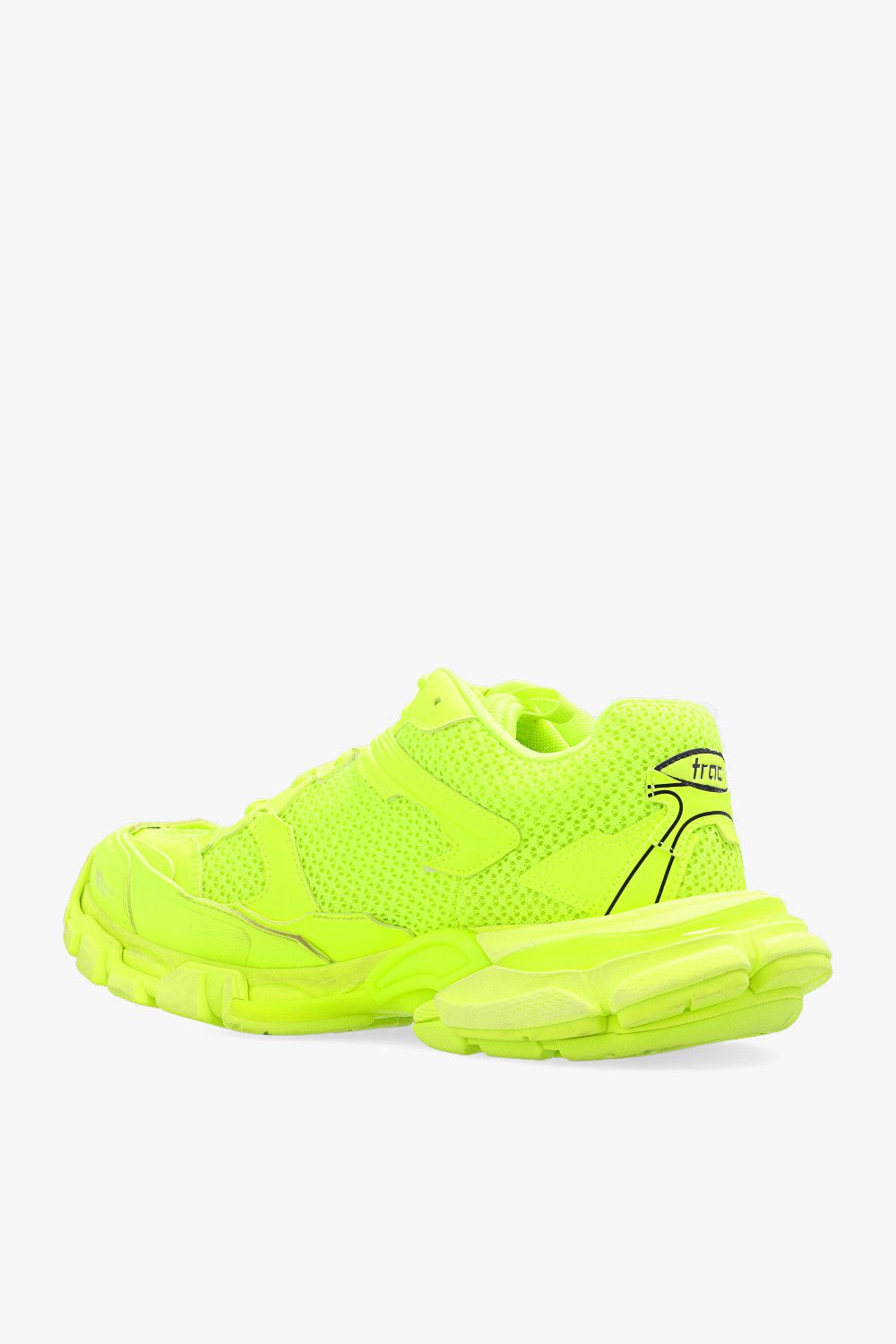Balenciaga o1bcso1str1224 Track.3 Fluo Mnc/Destroy Sneakers in Yellow Size US 8 / IT 38 - 3 Thumbnail