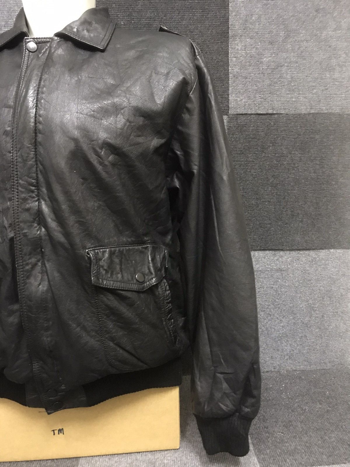 Japanese Brand Vintage Marquis Japan Cowhide Leather A2 AirForce Jacket Size US L / EU 52-54 / 3 - 5 Thumbnail