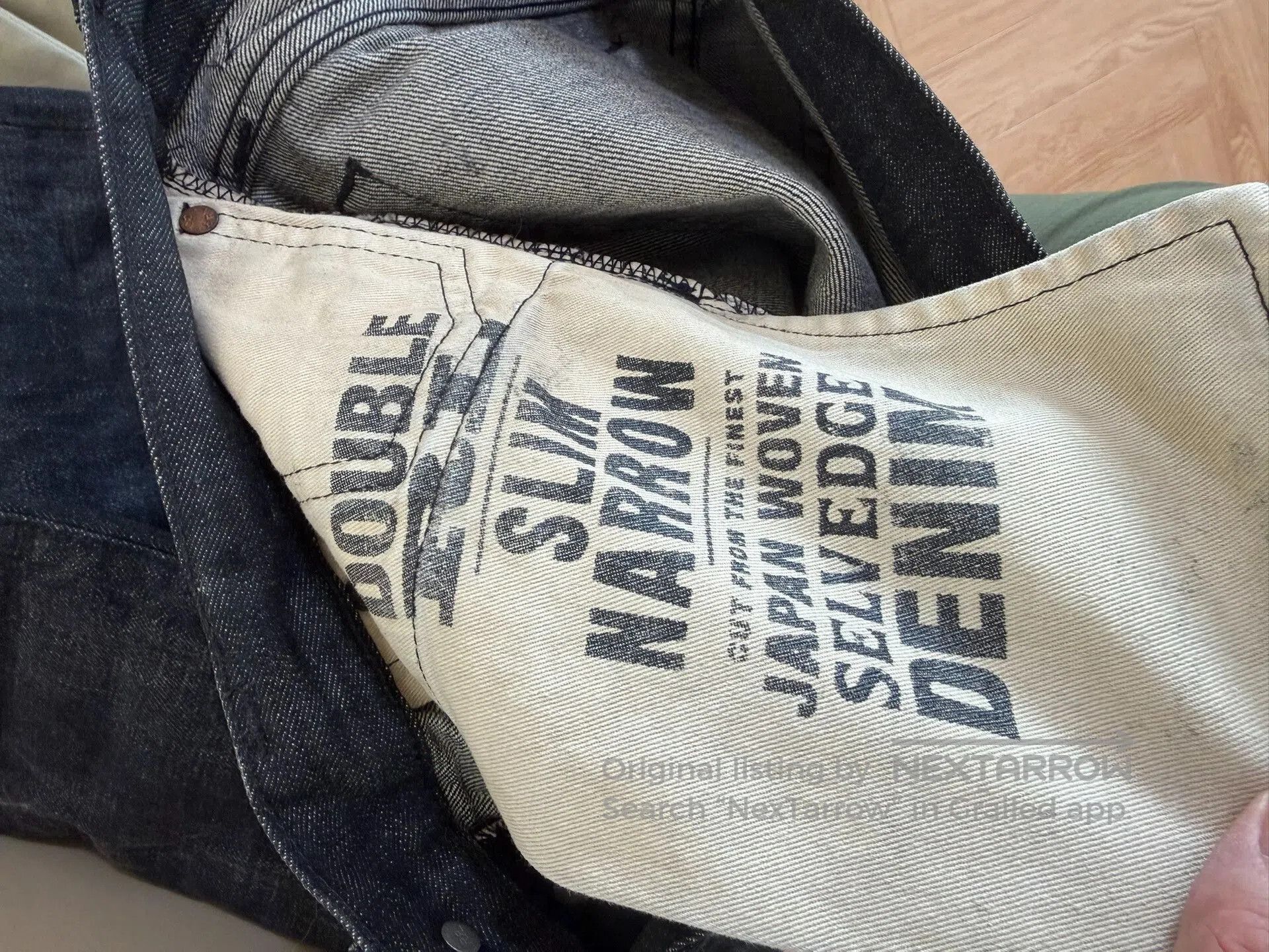 RRL Ralph Lauren RRL Slim Narrow Washed Charcoal Jeans. Size US 31 - 6 Thumbnail