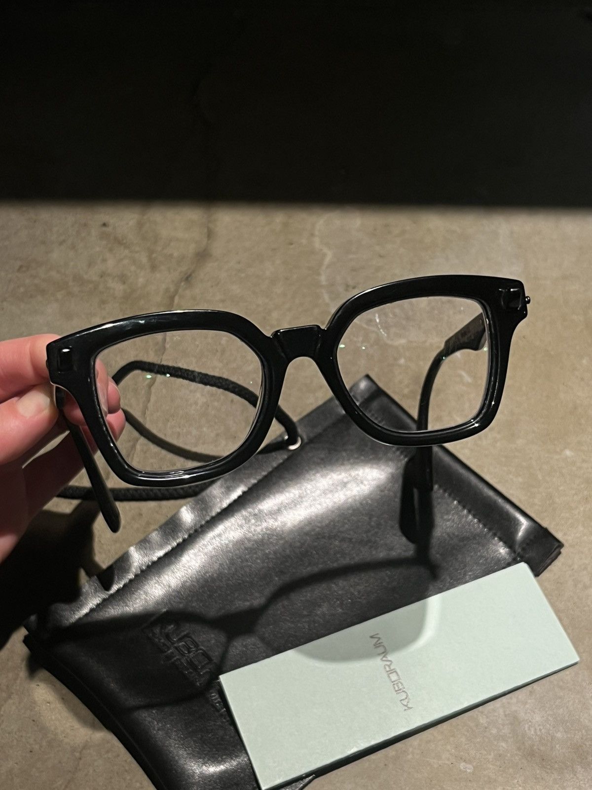 image of ! Kuboraum Optical Maske Q3 In Black, Women's