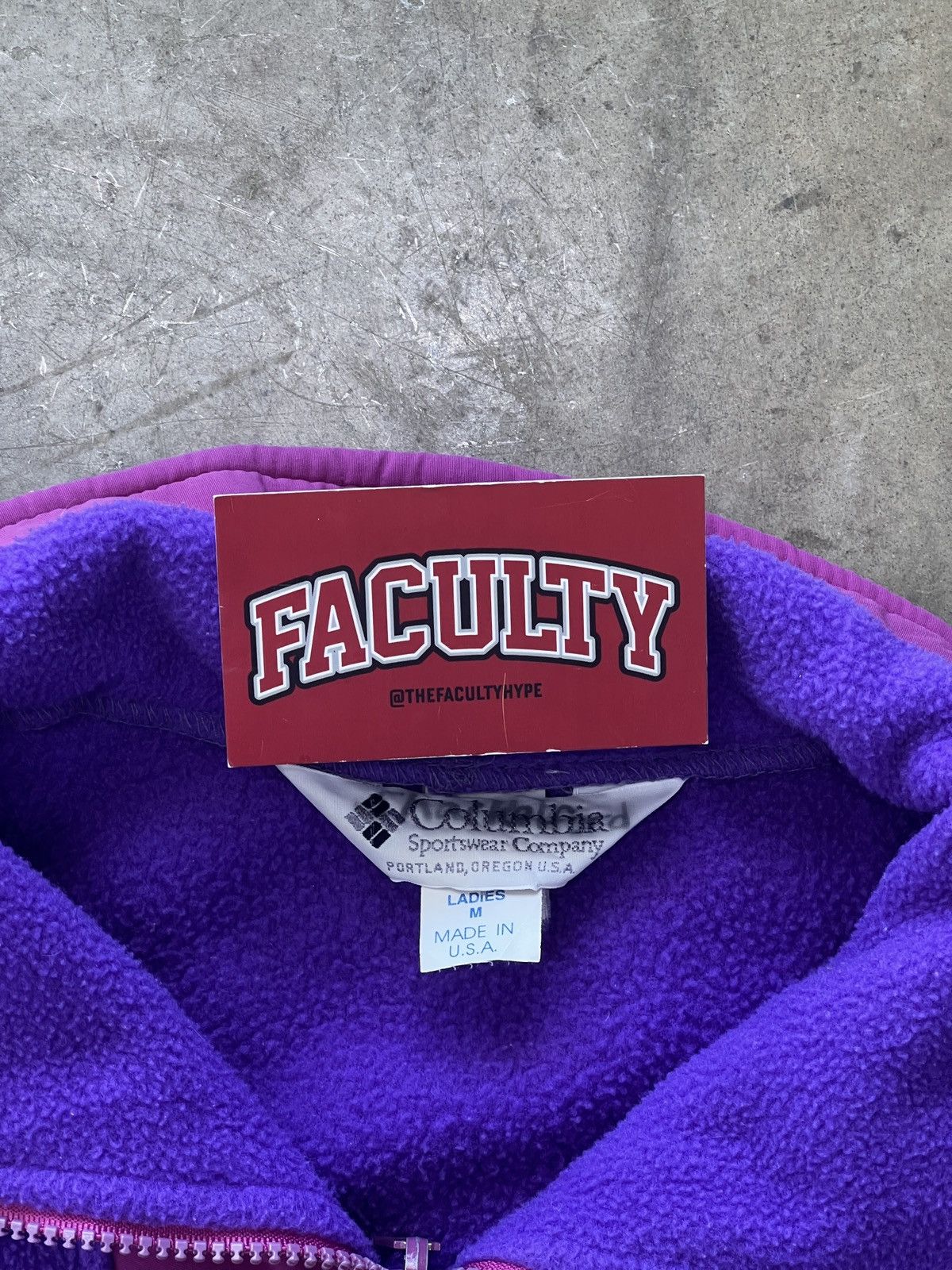 Columbia Vintage 90s Columbia Sportswear Women's Fleece Full Medium Size M / US 6-8 / IT 42-44 - 3 Thumbnail
