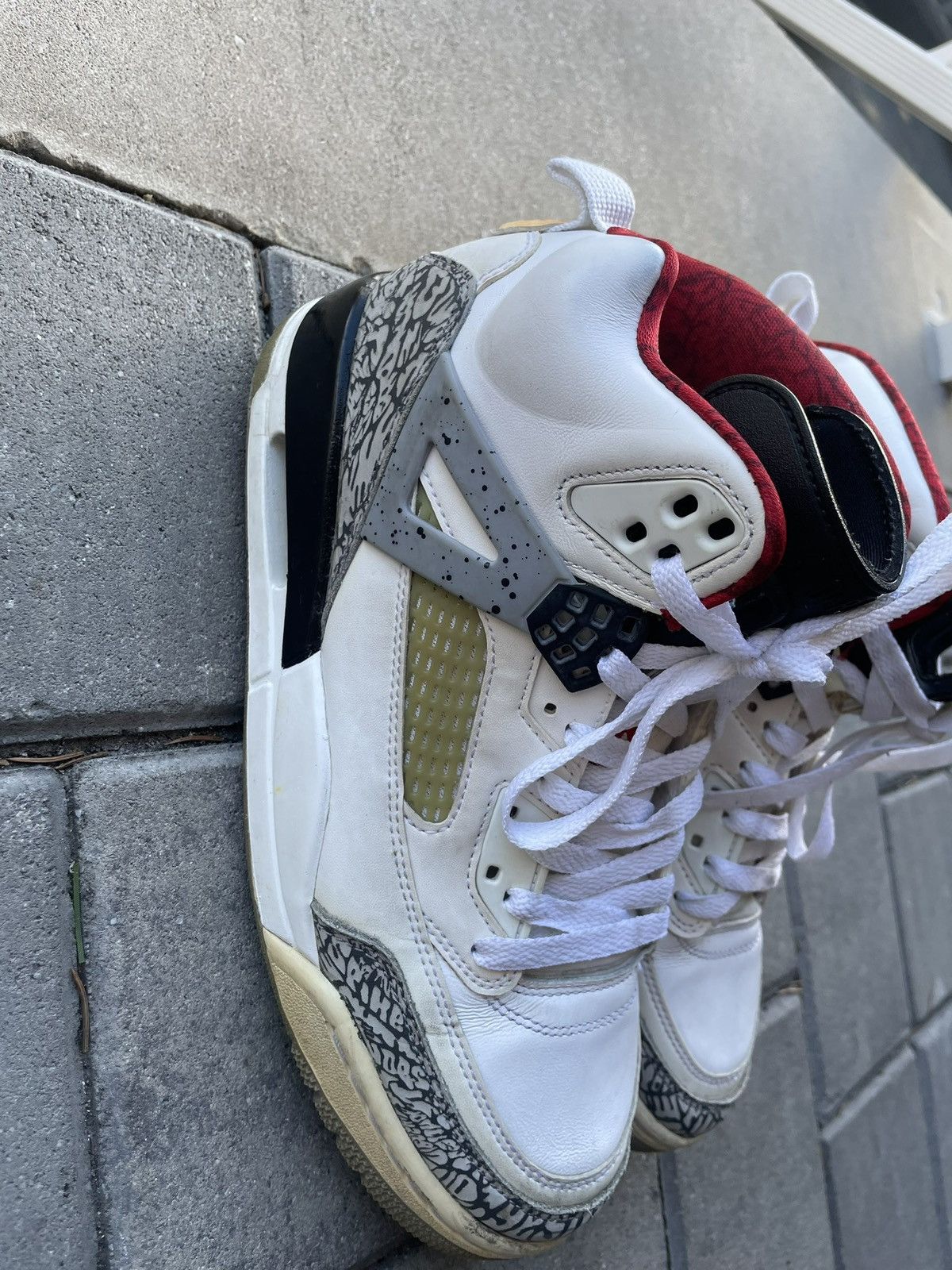 Nike Jordan White cement shoes Size US 7.5 / EU 40-41 - 4 Thumbnail
