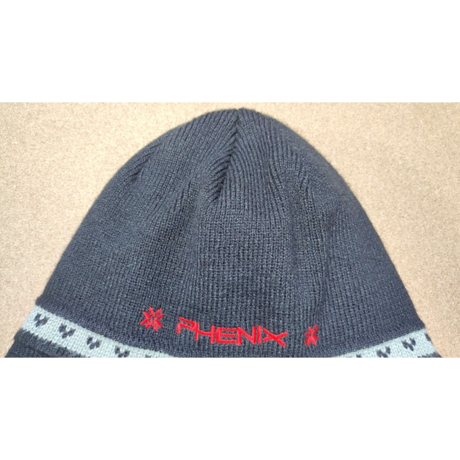 Vintage Phenix Womens Black Beanie Hat One Size Lined Outdoor Winter Thermal Size ONE SIZE - 4 Thumbnail