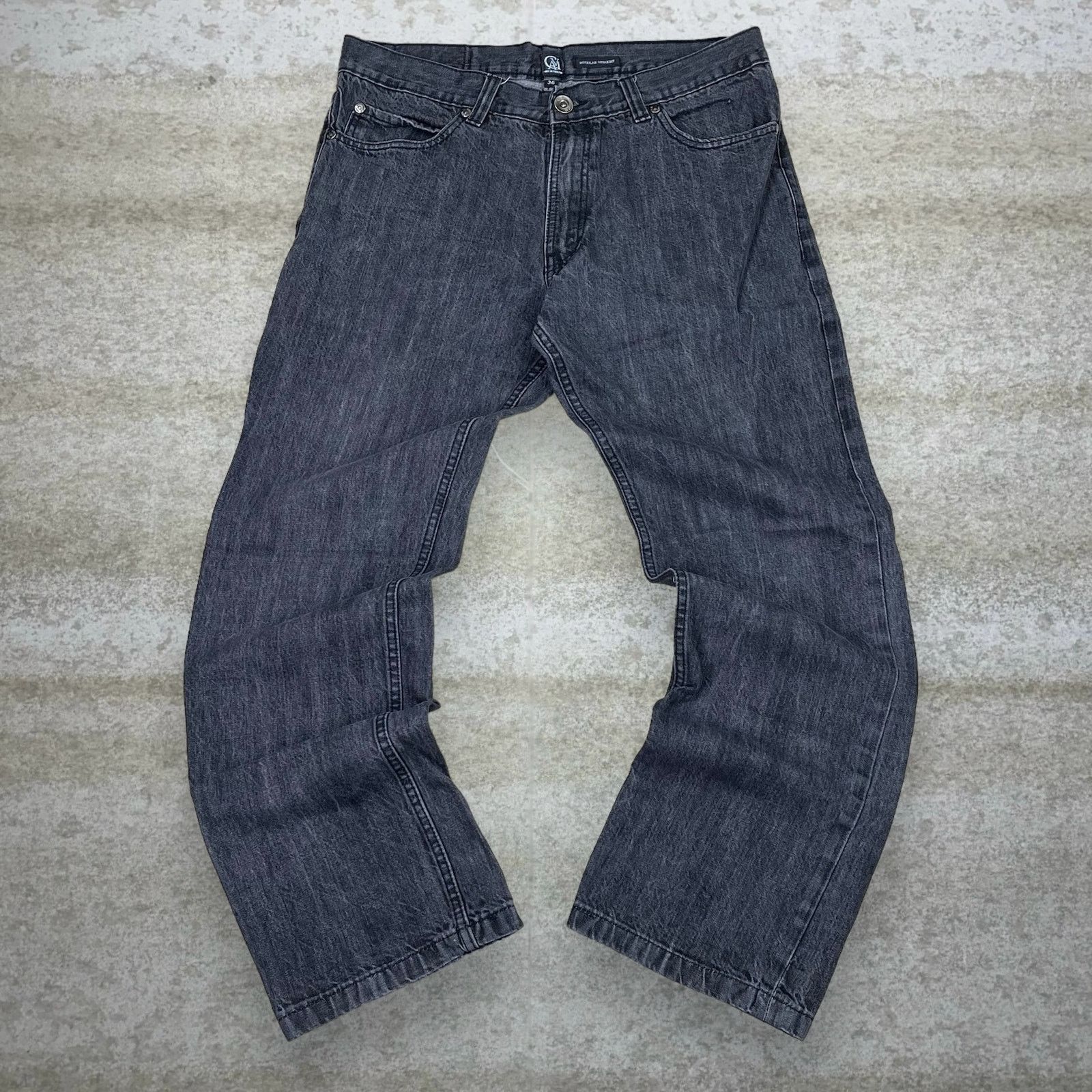 Vintage Vintage Y2K CVI Jeans 36x32 Regular Straight Black Wash Size US 36 / EU 52 - 2 Thumbnail