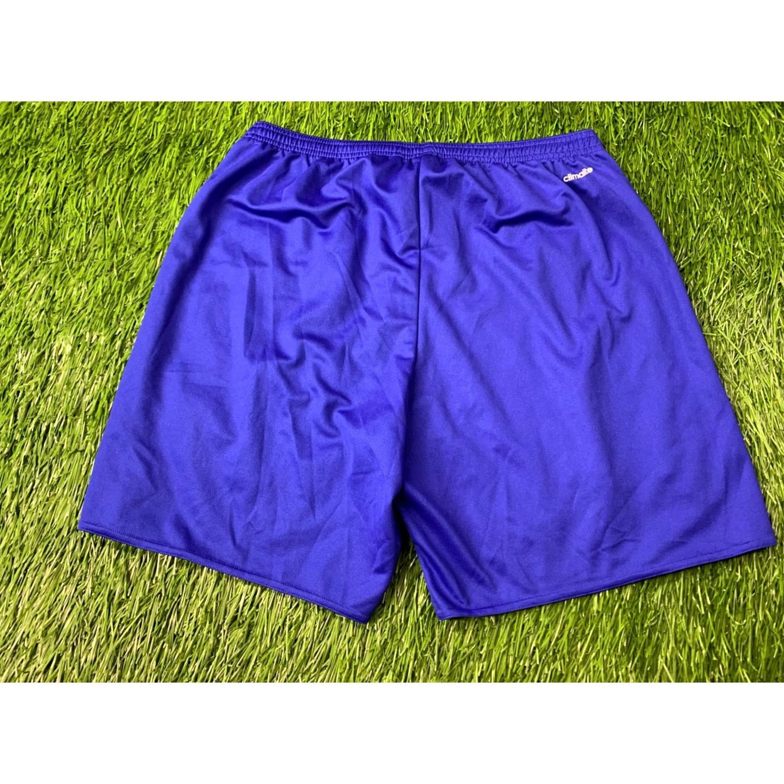 Adidas ADIDAS PERFORMANCE CLIMALITE PARMA 2019 FOOTBALL SHORTS L MEN Blue Training Regular Satin? Size US 33 - 6 Thumbnail