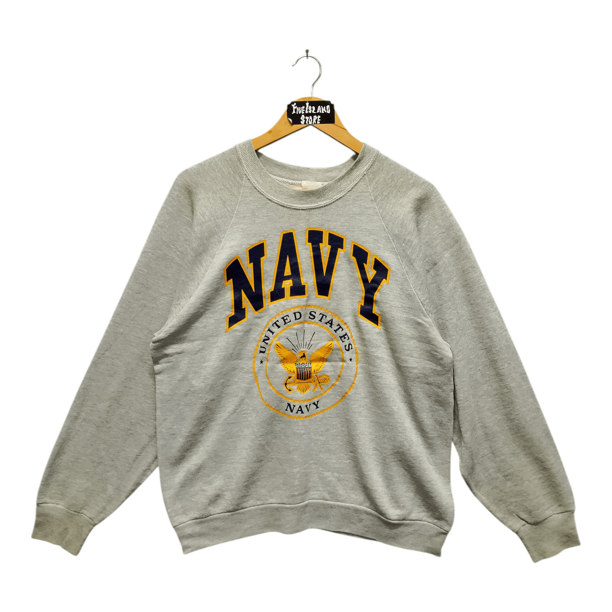 Vintage Vintage US Navy Sweatshirt Size US L / EU 52-54 / 3 - 1 Thumbnail