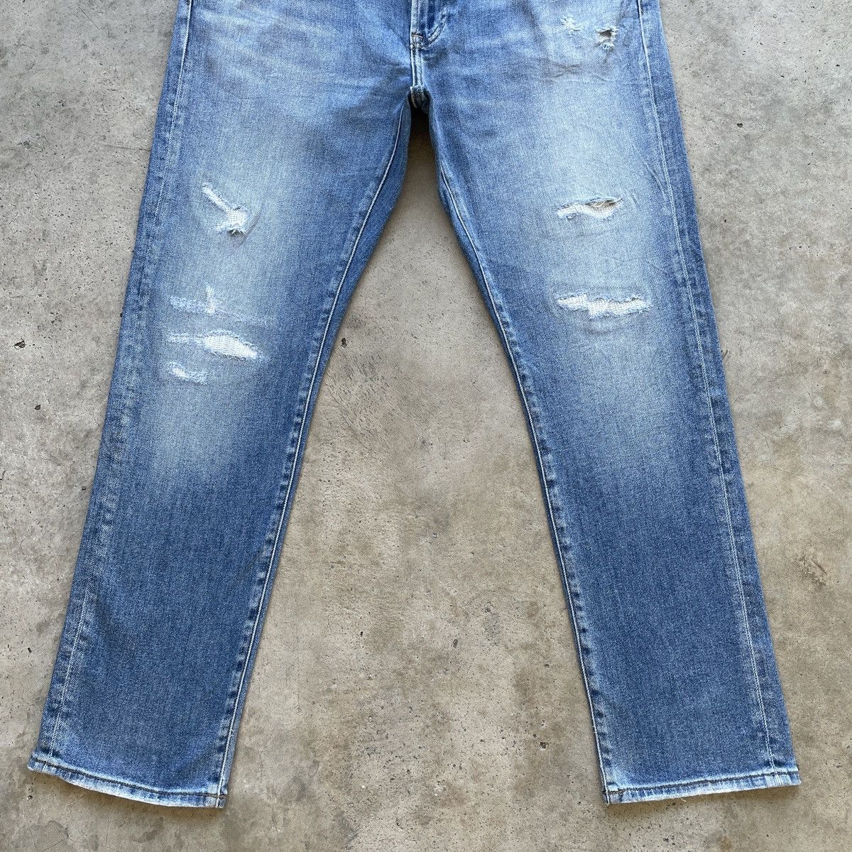 Japanese Brand W37💥 Vintage Japanese Brand Faded Distressed Jeans Pants Size US 37 - 4 Thumbnail