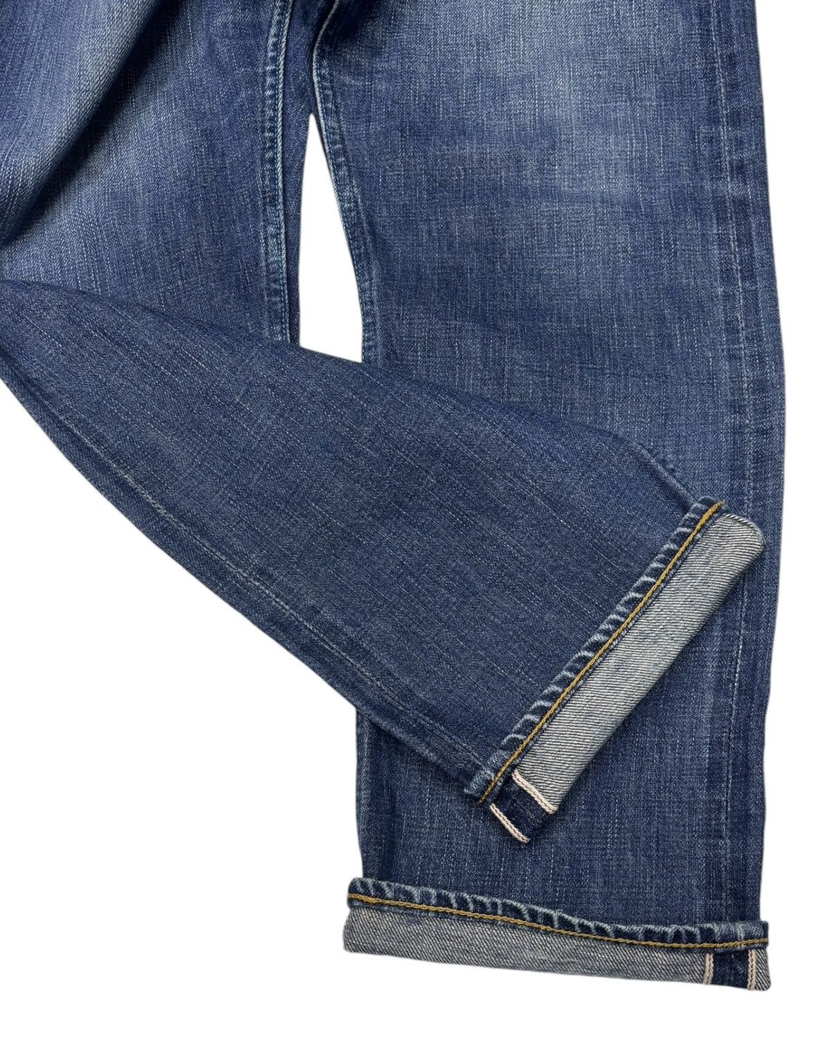Japan Blue 🔥JAPAN BLUE SELVEDGE DENIM JEANS INDIGO Size US 35 - 3 Thumbnail
