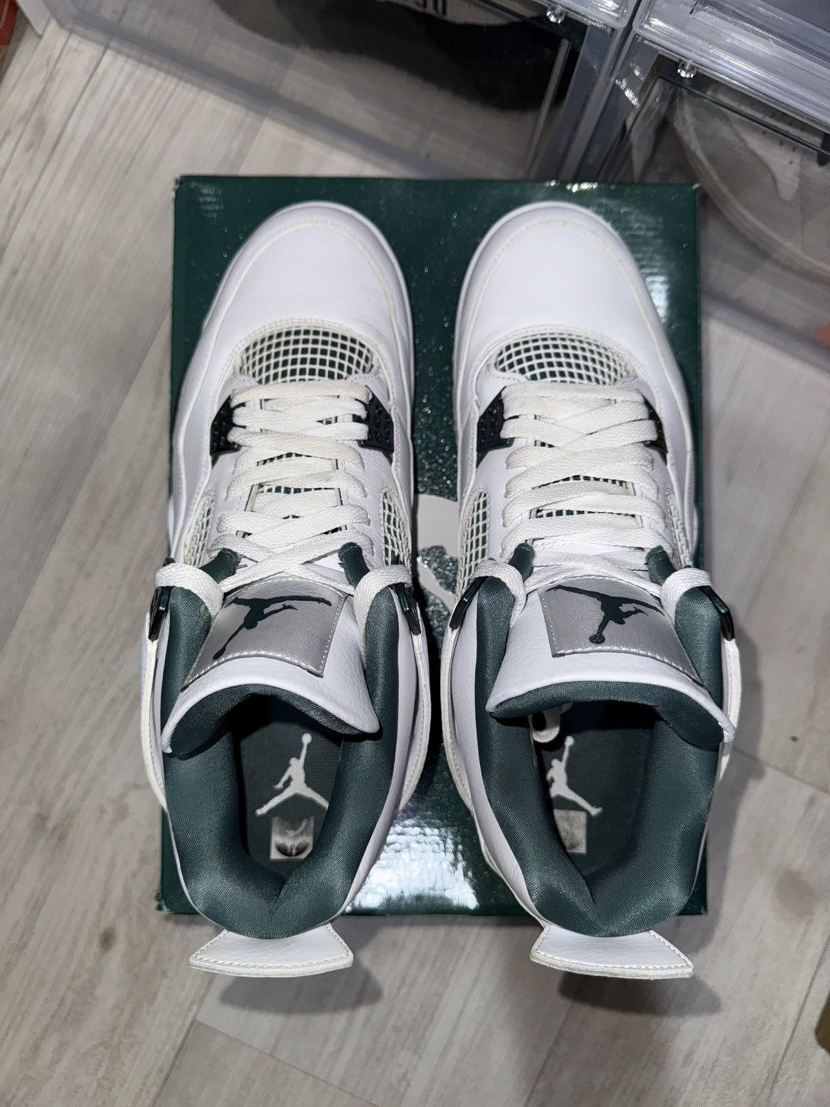 Jordan Brand Air Jordan 4 Retro Oxidized Green Size US 12 / EU 45 - 6 Thumbnail