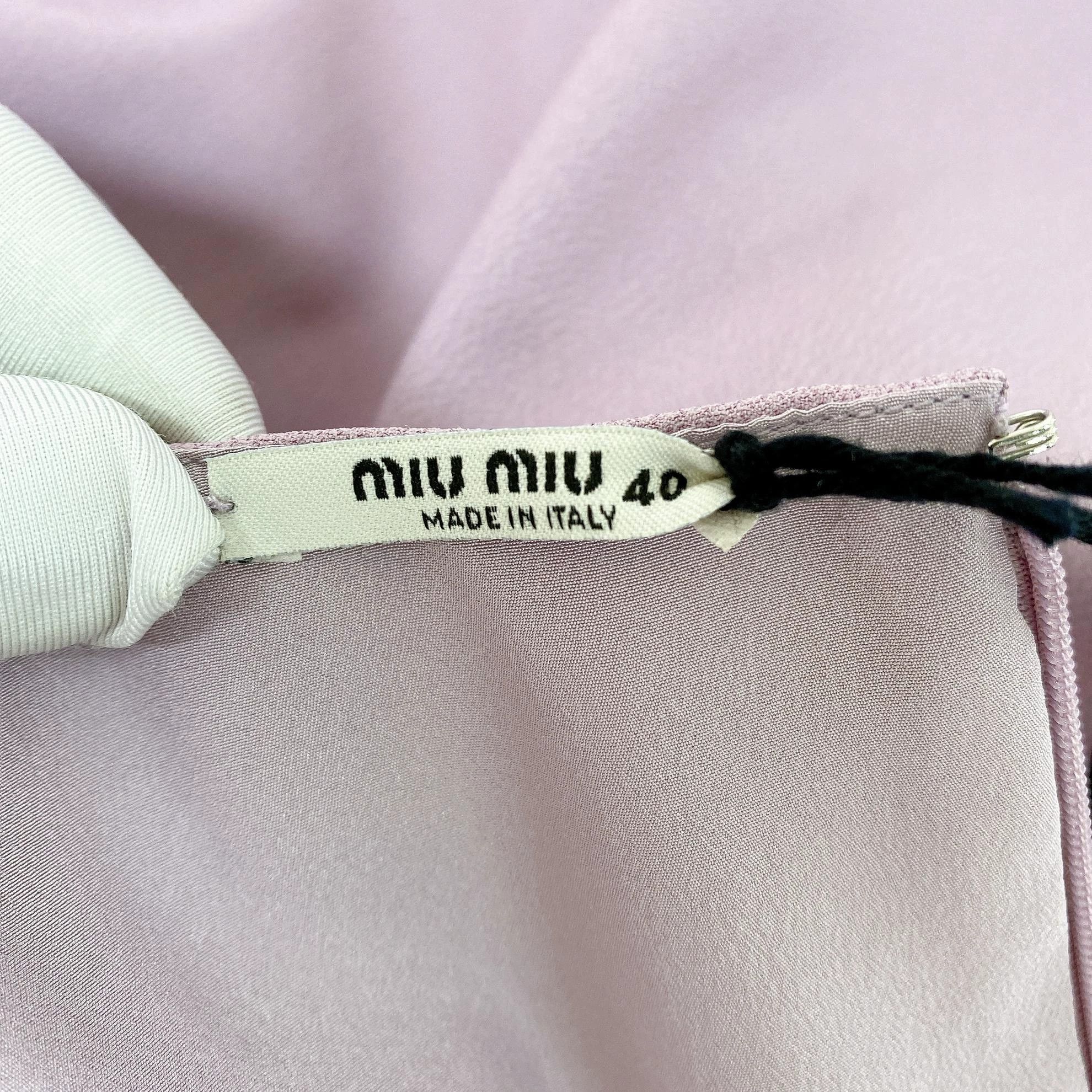Miu Miu MIU MIU solid color dress 40 8169 Size S / US 4 / IT 40 - 7 Thumbnail