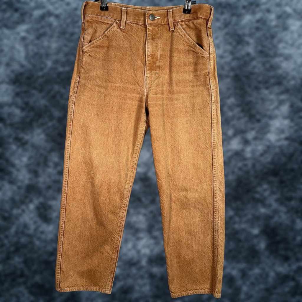 Uniqlo Uniqlo U Jeans Women 25 Brown Medium Wash Denim Straight Womens Size 42" / US 20 - 1 Thumbnail