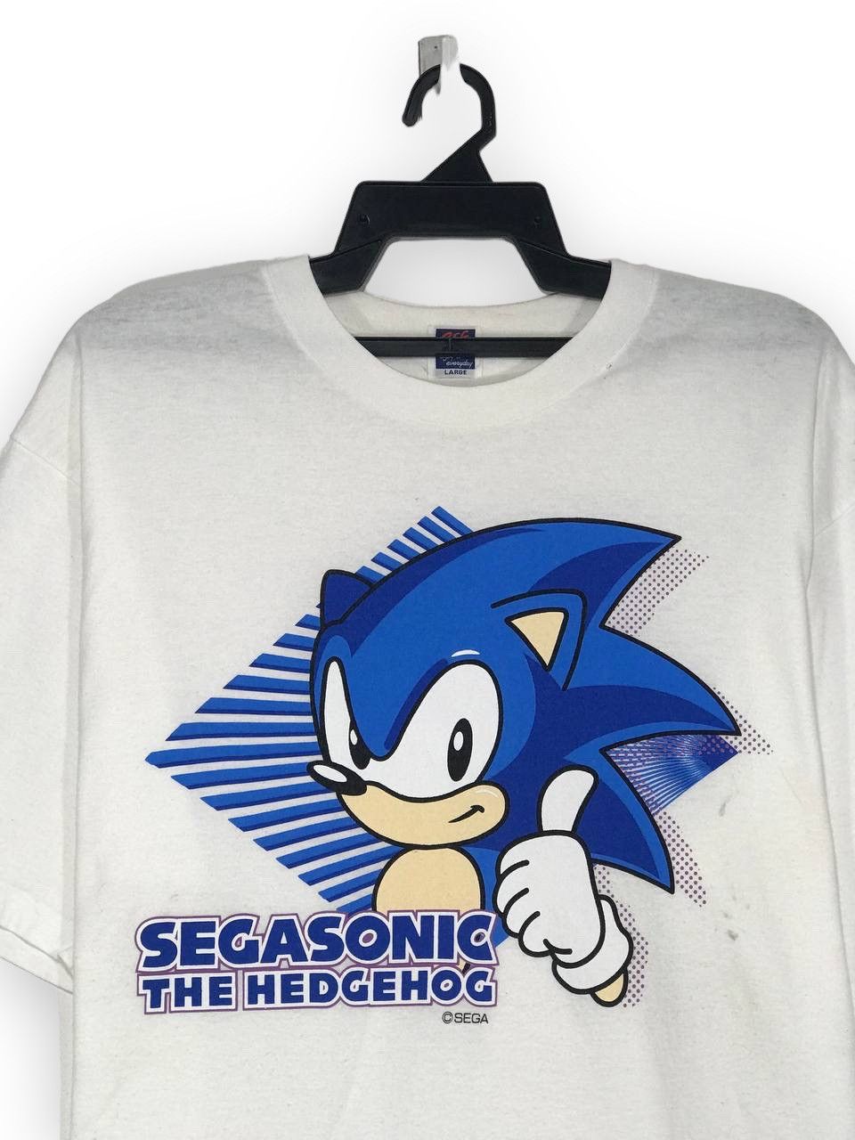 Vintage Vintage rare Sega Sonic the hedgehog Size US L / EU 52-54 / 3 - 3 Thumbnail