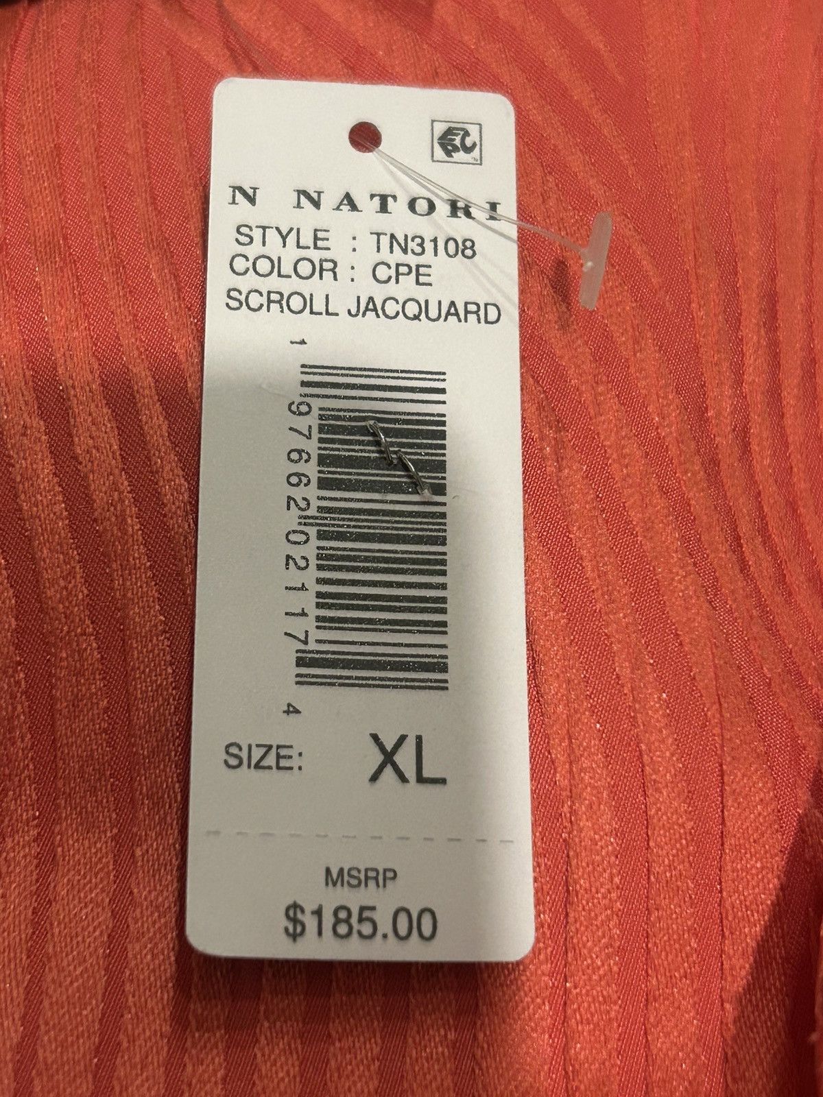 Other Natori Scroll Jacquard Dress WITH POCKETS Coral Size XL / US 12-14 / IT 48-50 - 10 Thumbnail