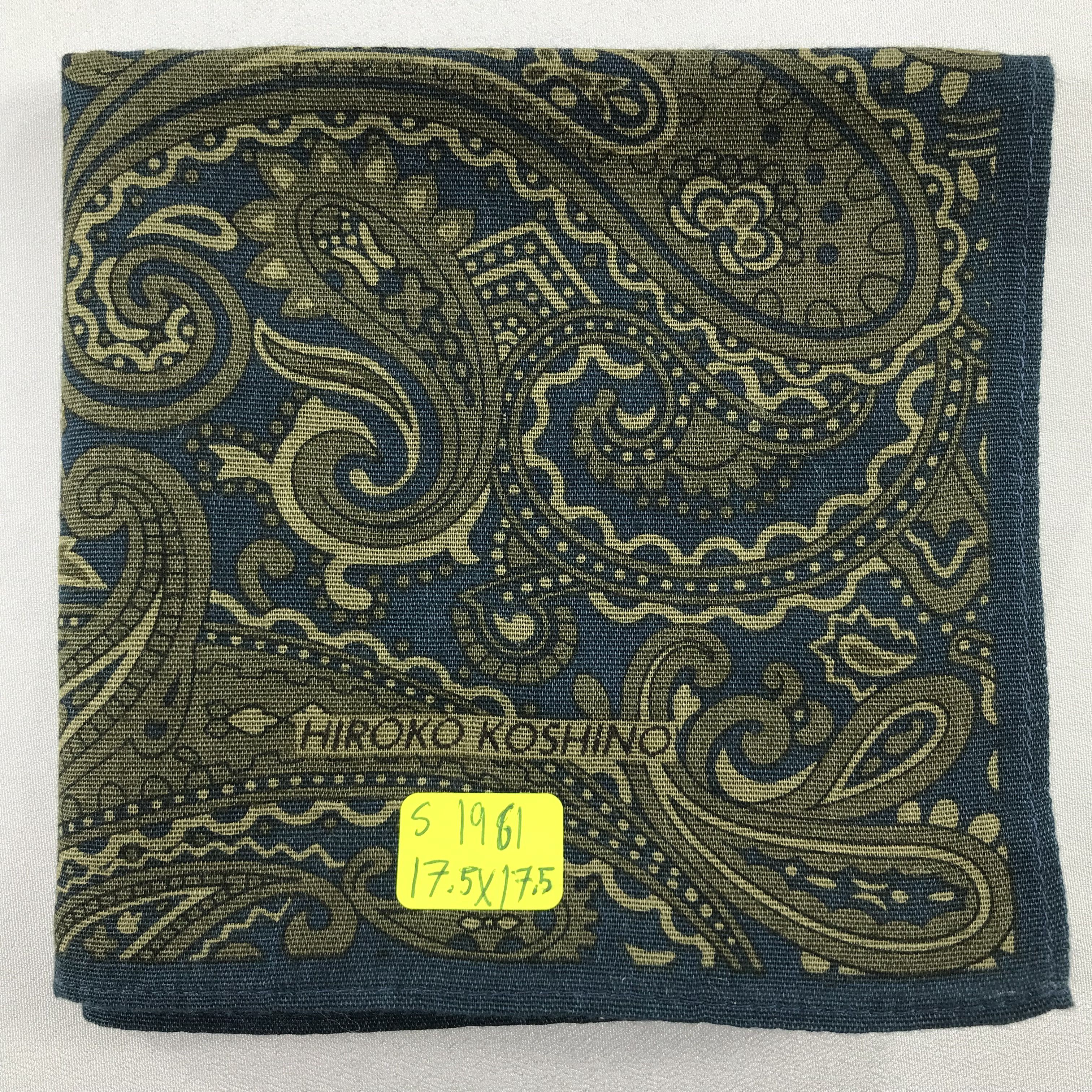 Hiroko Koshino Homme × Vintage Hiroko Koshino Bandana / Handkerchief / Neckerchief - S1961 Size ONE SIZE - 5 Thumbnail