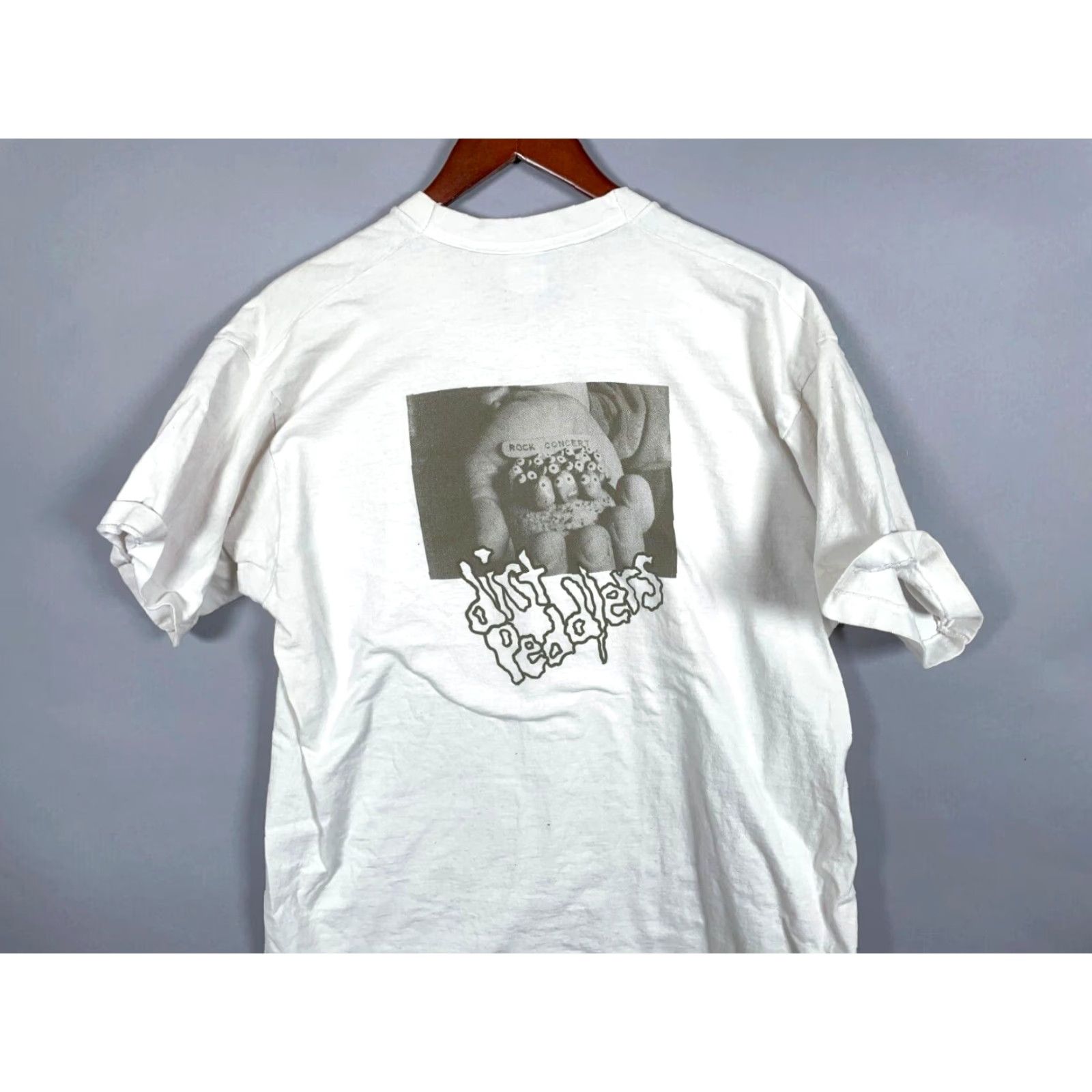 Fruit Of The Loom VINTAGE Dirt Peddlers Rock Band T-Shirt Adult XL White Double-Sided 90s Retro Graphic Print Mens Size US XL / EU 56 / 4 - 3 Thumbnail
