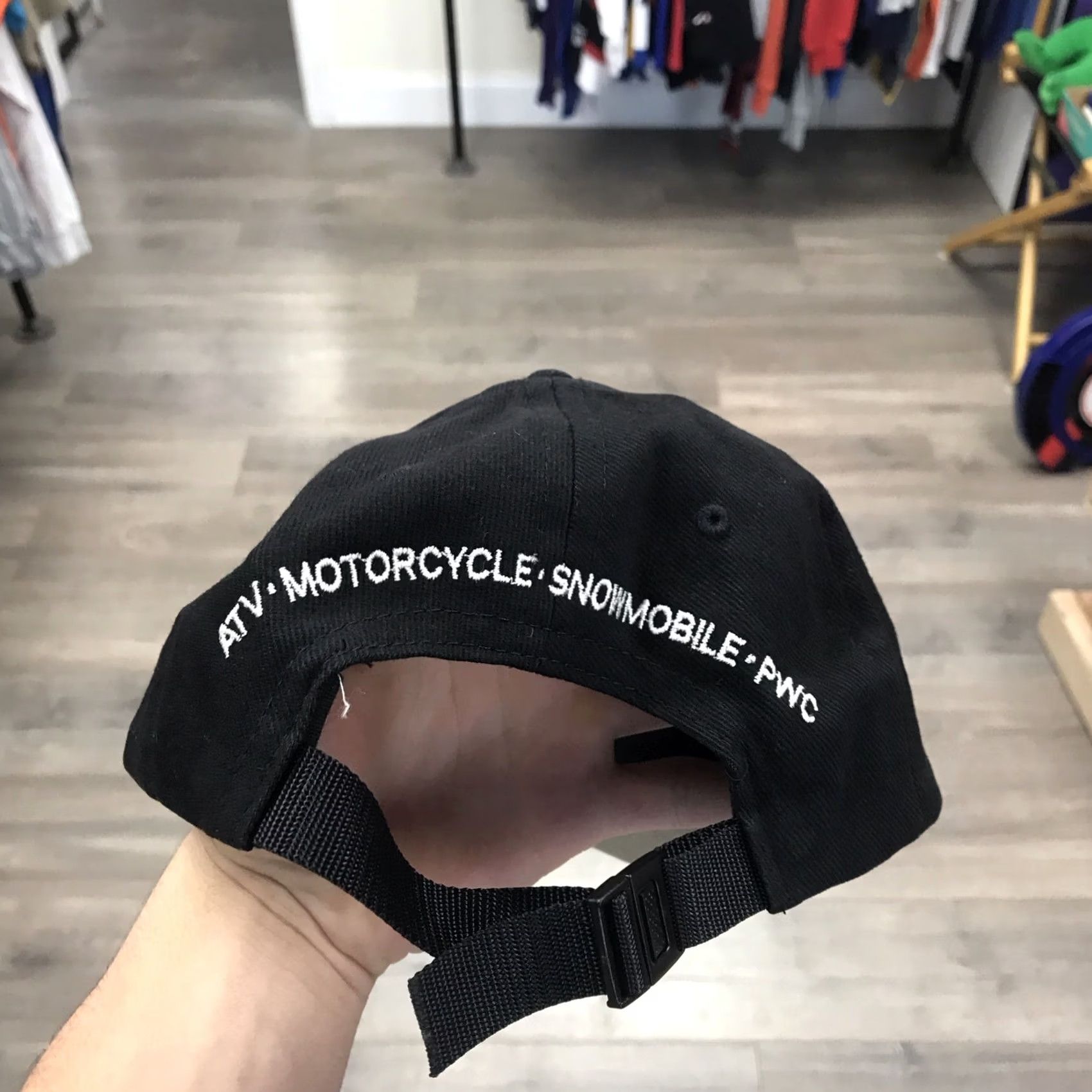 Vintage Marshall Racing Hat Adjustable Black Made In USA Embroidered Atv Motorcycle Size ONE SIZE - 6 Thumbnail