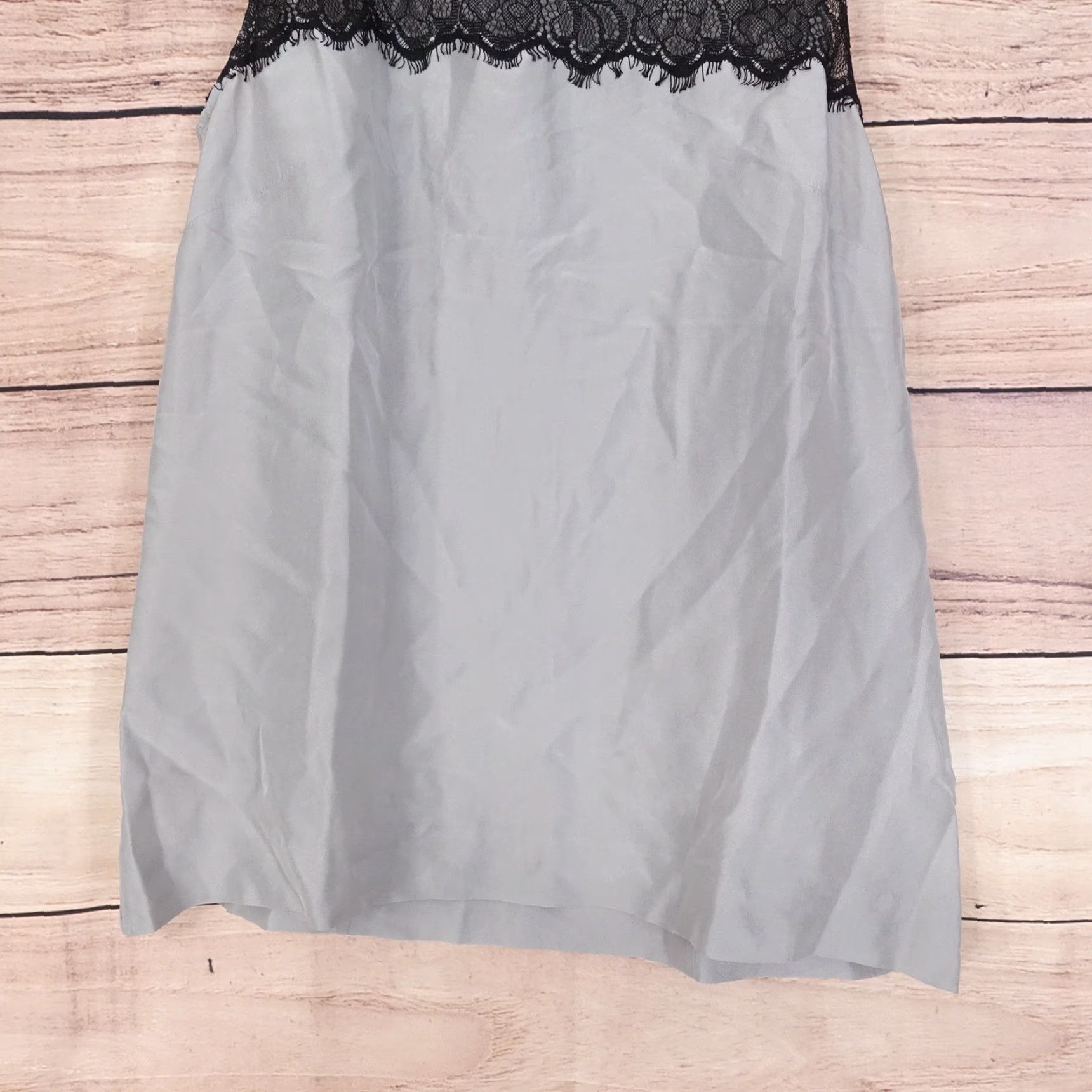 J.Crew J.CREW Gray Lace Sleeveless Blouse Top Womens Size 0 Silk Casual Size XS / US 0-2 / IT 36-38 - 3 Thumbnail